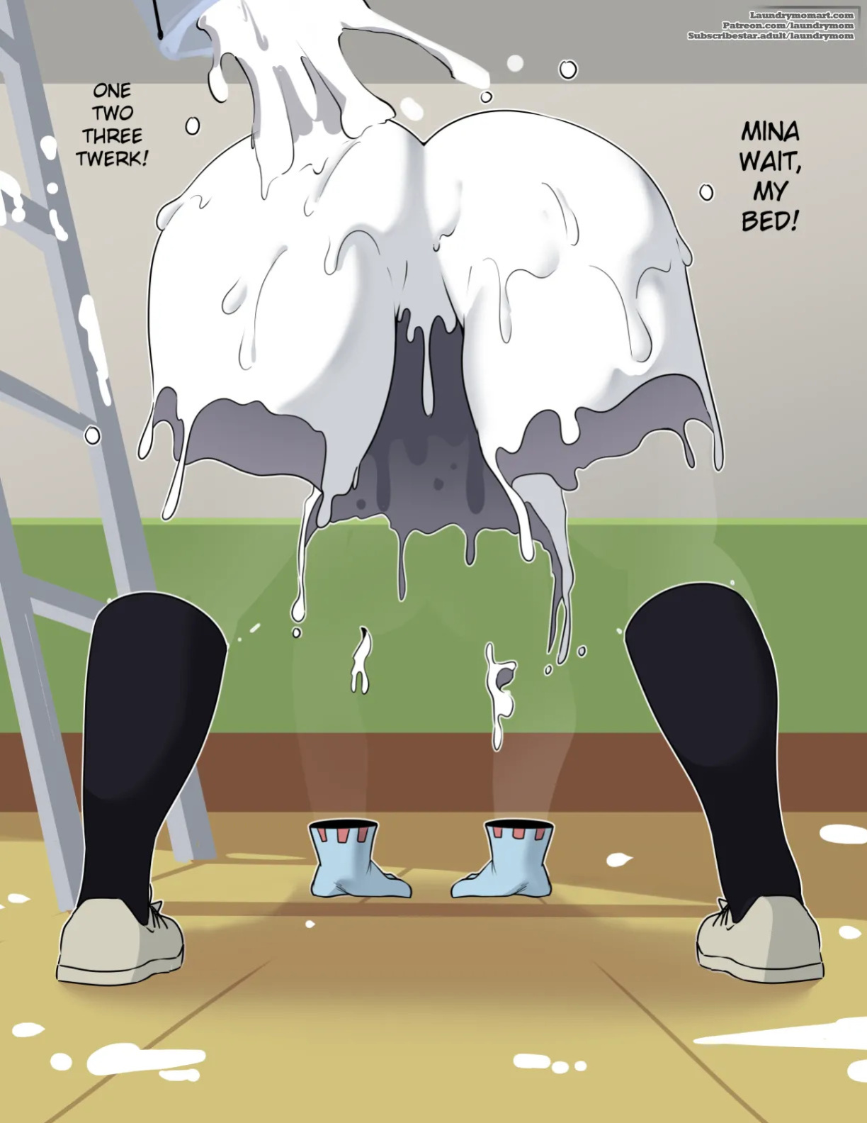 [Laundrymom] The Class 1A Girls Get Into Twerking (My Hero Academia) [English]