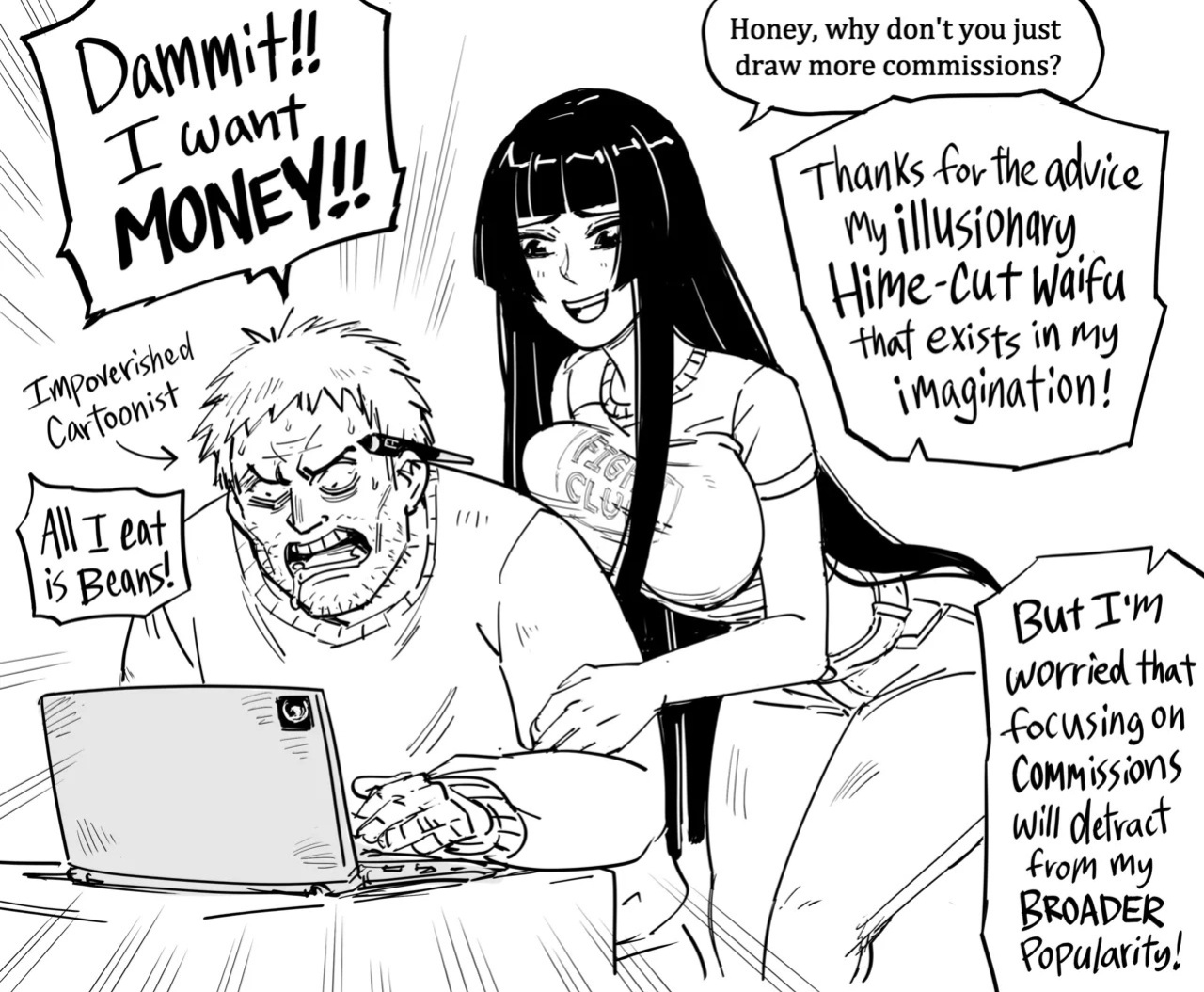 [BB (Baalbuddy)] Failing Internet Cartoonist