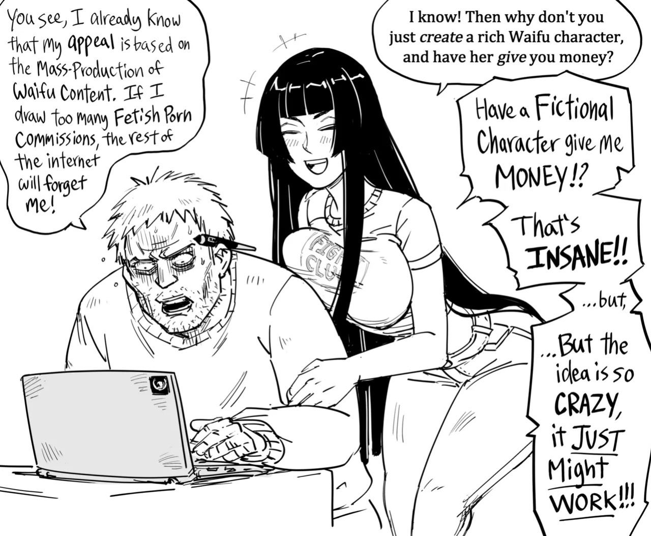 [BB (Baalbuddy)] Failing Internet Cartoonist