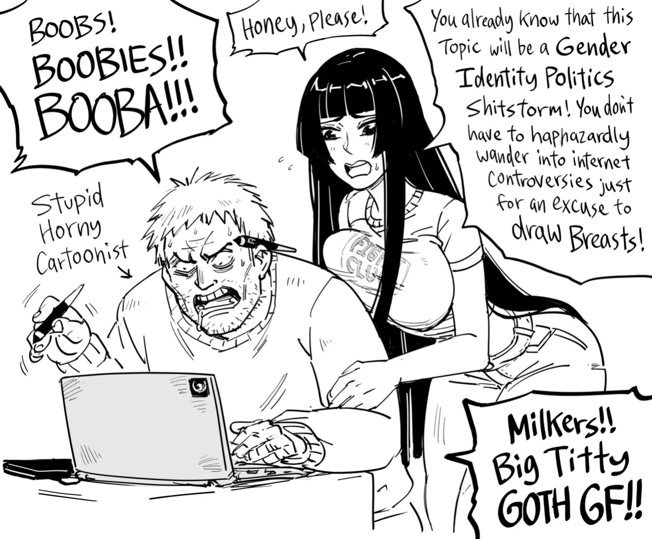[BB (Baalbuddy)] Failing Internet Cartoonist
