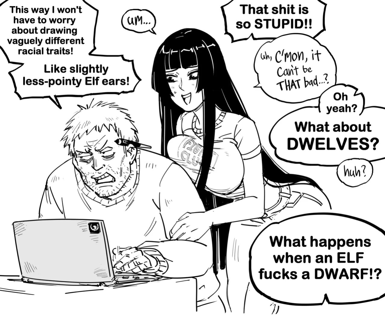 [BB (Baalbuddy)] Failing Internet Cartoonist