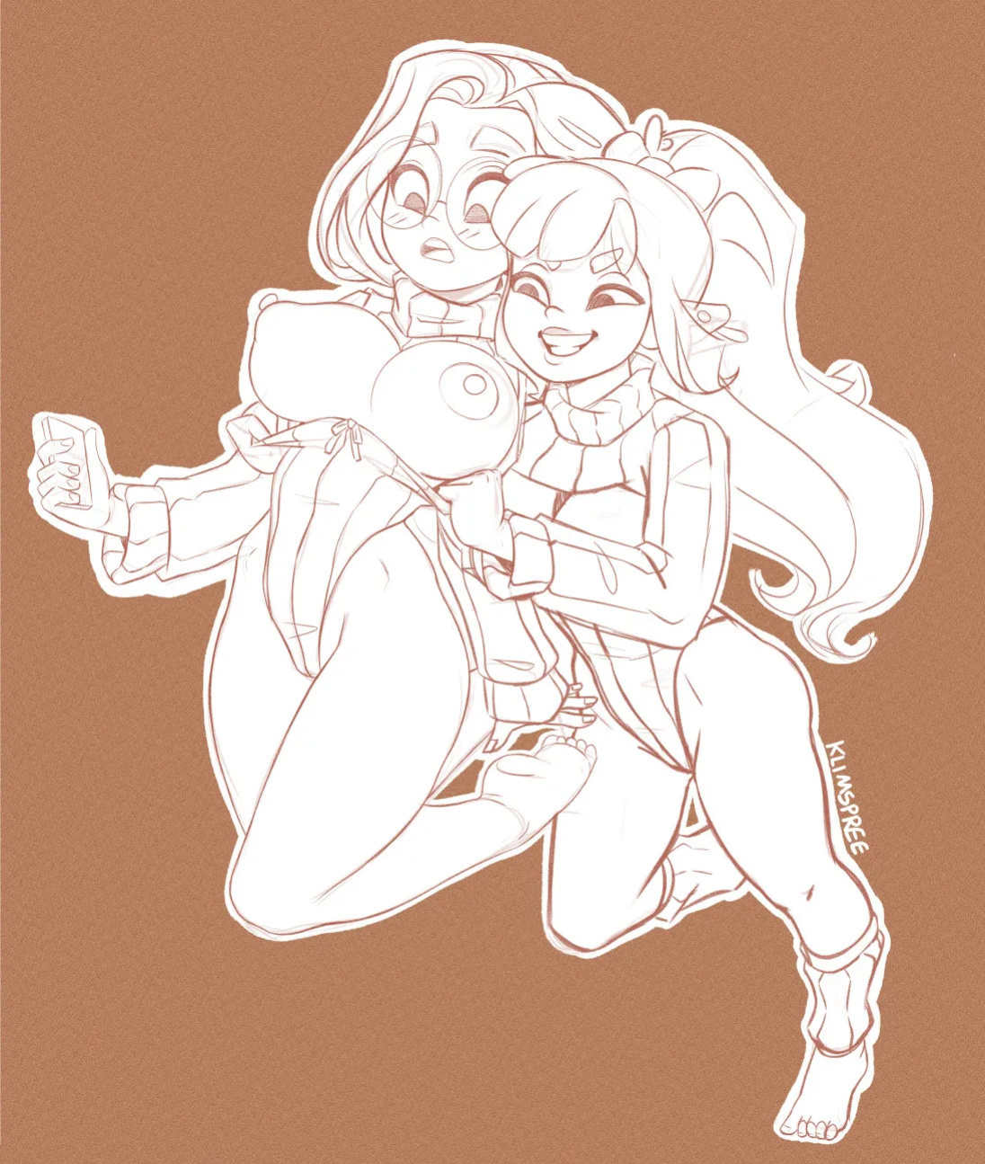 [Squeezable x KlimSpree] June x Latte (ft. Mocha & Taffy, Violet & Bossy Lady) (OC)
