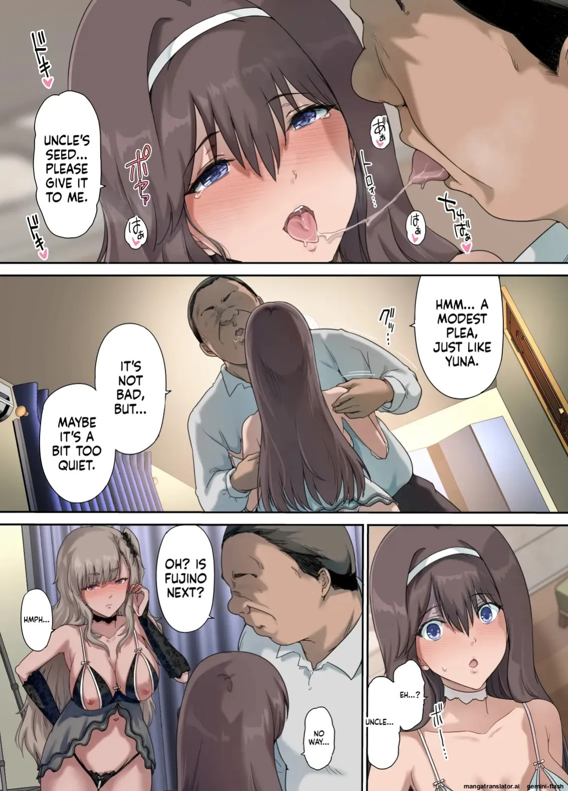 [Kisei Toukyoku (Richard Bahman)] Daddy's Bedroom is a Hangout For His Daughter's Friends 4: Breeding [English] [MTL]