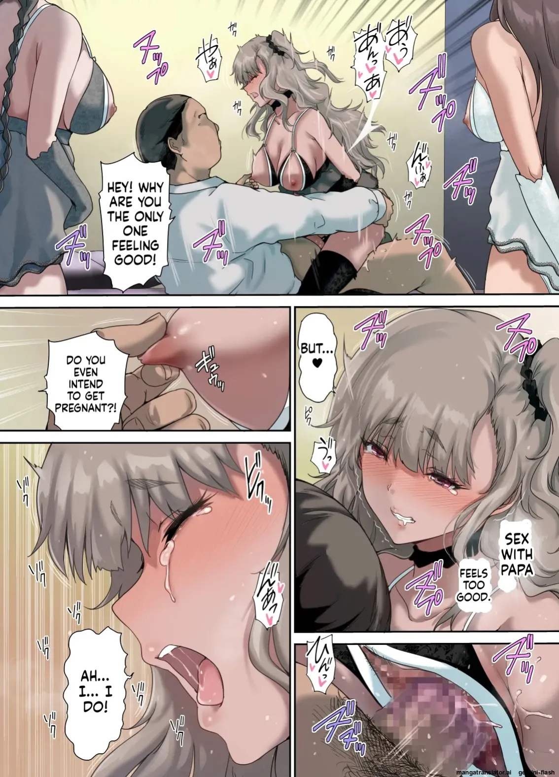 [Kisei Toukyoku (Richard Bahman)] Daddy's Bedroom is a Hangout For His Daughter's Friends 4: Breeding [English] [MTL]