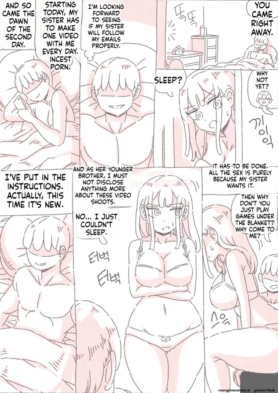 [Nisino] Filming a Video in the Early Morning with My Sister
