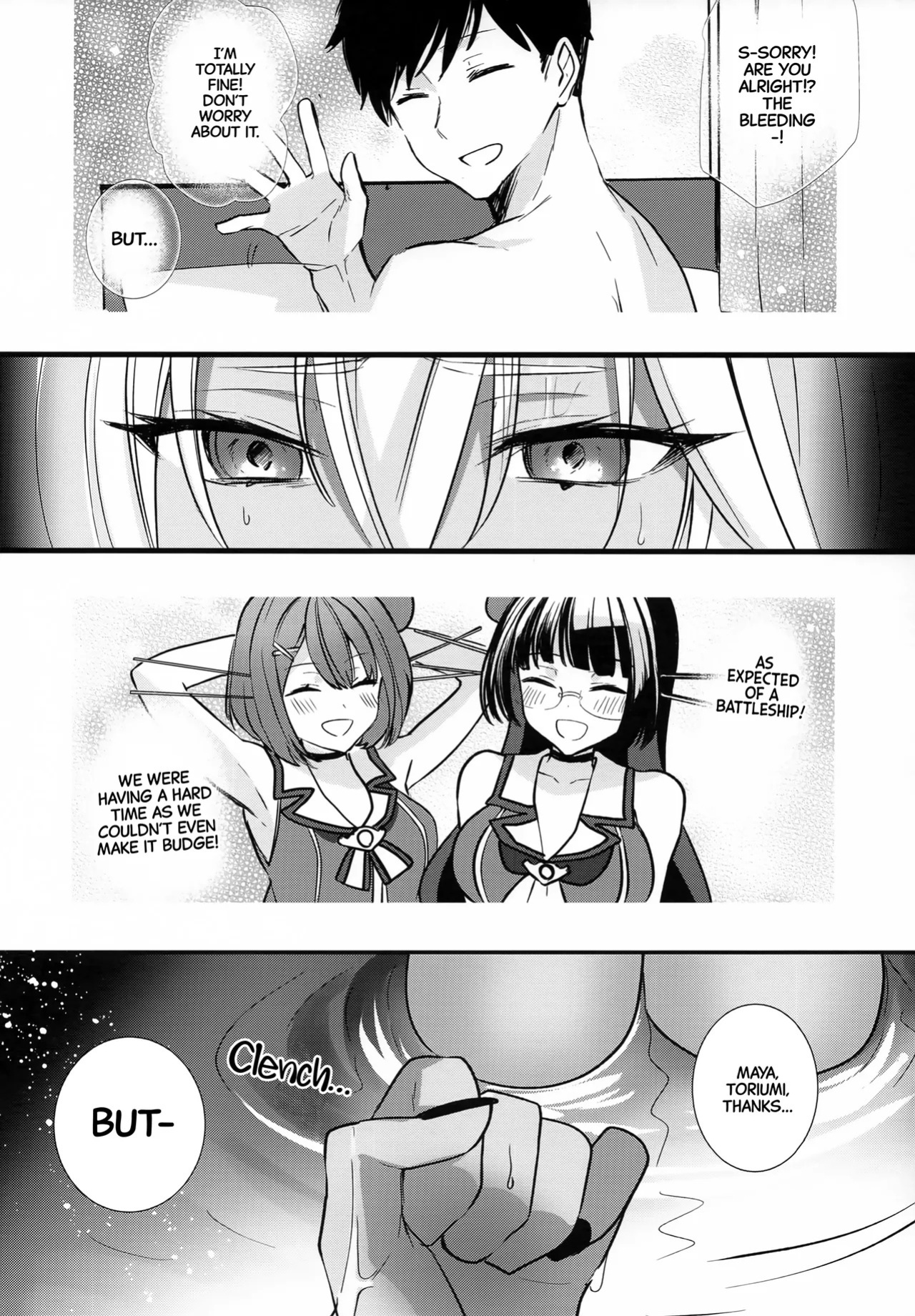(Gunreibu Shuho Goudou Enshuu Reiwa Sannen Touki) [Marosaan (Yunamaro)] Musashi-san no Yoru Jijou Hisho-kan no Sajikagen-hen | Musashi's Nightly Affairs: The Secretary Ship's Determination -(Kantai Collection -KanColle-) [English] [CarlJPTL]