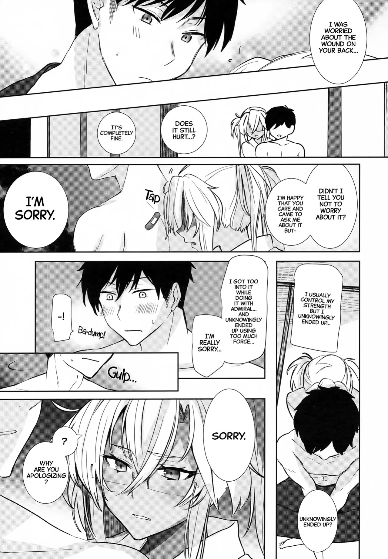 (Gunreibu Shuho Goudou Enshuu Reiwa Sannen Touki) [Marosaan (Yunamaro)] Musashi-san no Yoru Jijou Hisho-kan no Sajikagen-hen | Musashi's Nightly Affairs: The Secretary Ship's Determination -(Kantai Collection -KanColle-) [English] [CarlJPTL]