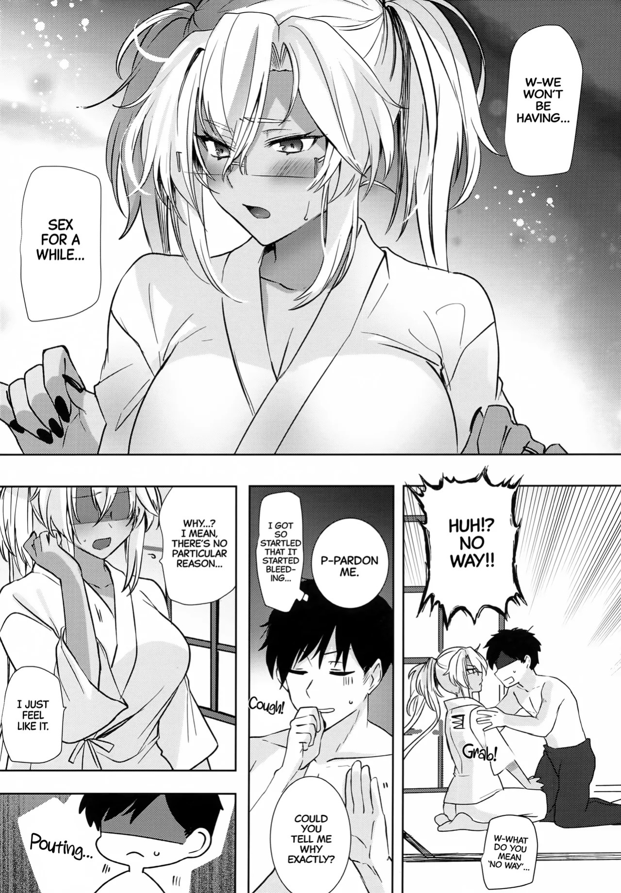 (Gunreibu Shuho Goudou Enshuu Reiwa Sannen Touki) [Marosaan (Yunamaro)] Musashi-san no Yoru Jijou Hisho-kan no Sajikagen-hen | Musashi's Nightly Affairs: The Secretary Ship's Determination -(Kantai Collection -KanColle-) [English] [CarlJPTL]