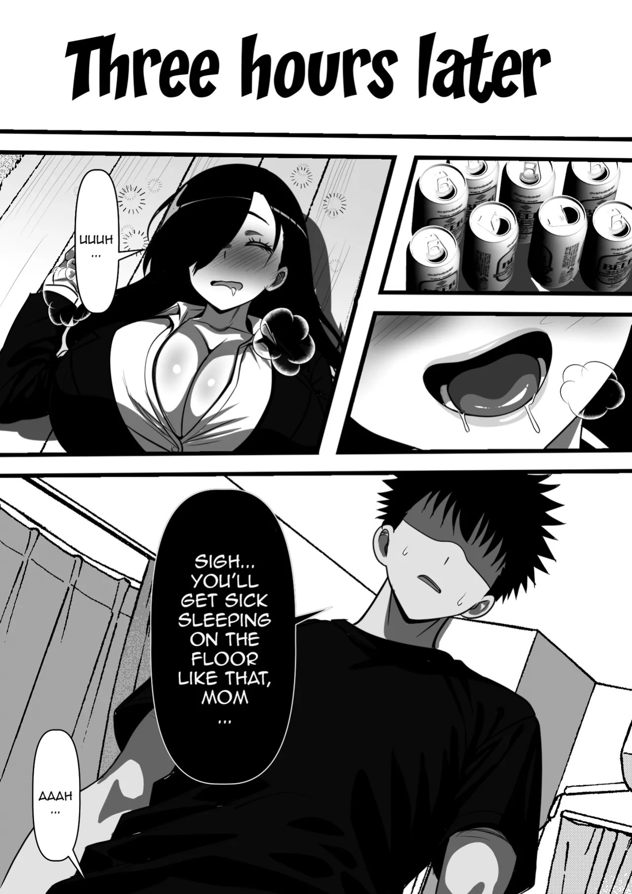 [Furitendou] Mob Danshi datta Ore ga Haha no Kouhai no YanMama o Haramaseru made no Hanashi | The Story Of How I, An Irrelevant Guy, Got To Impregnate My Mother's Delinquent MILF Friend [English] {Doujins.com}