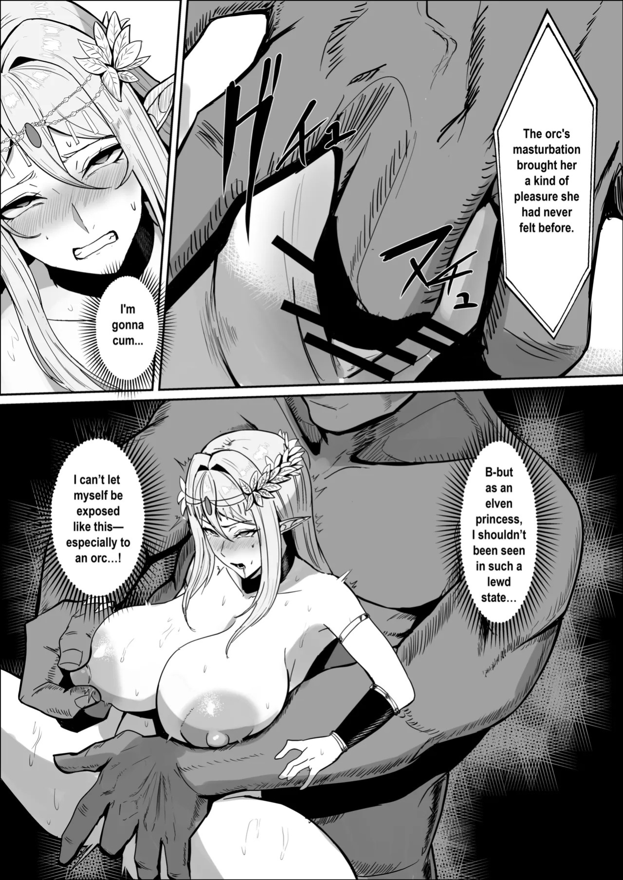 [Mainichi Angel] Torawareta Elf Touzen Seidorei no Kei [English]