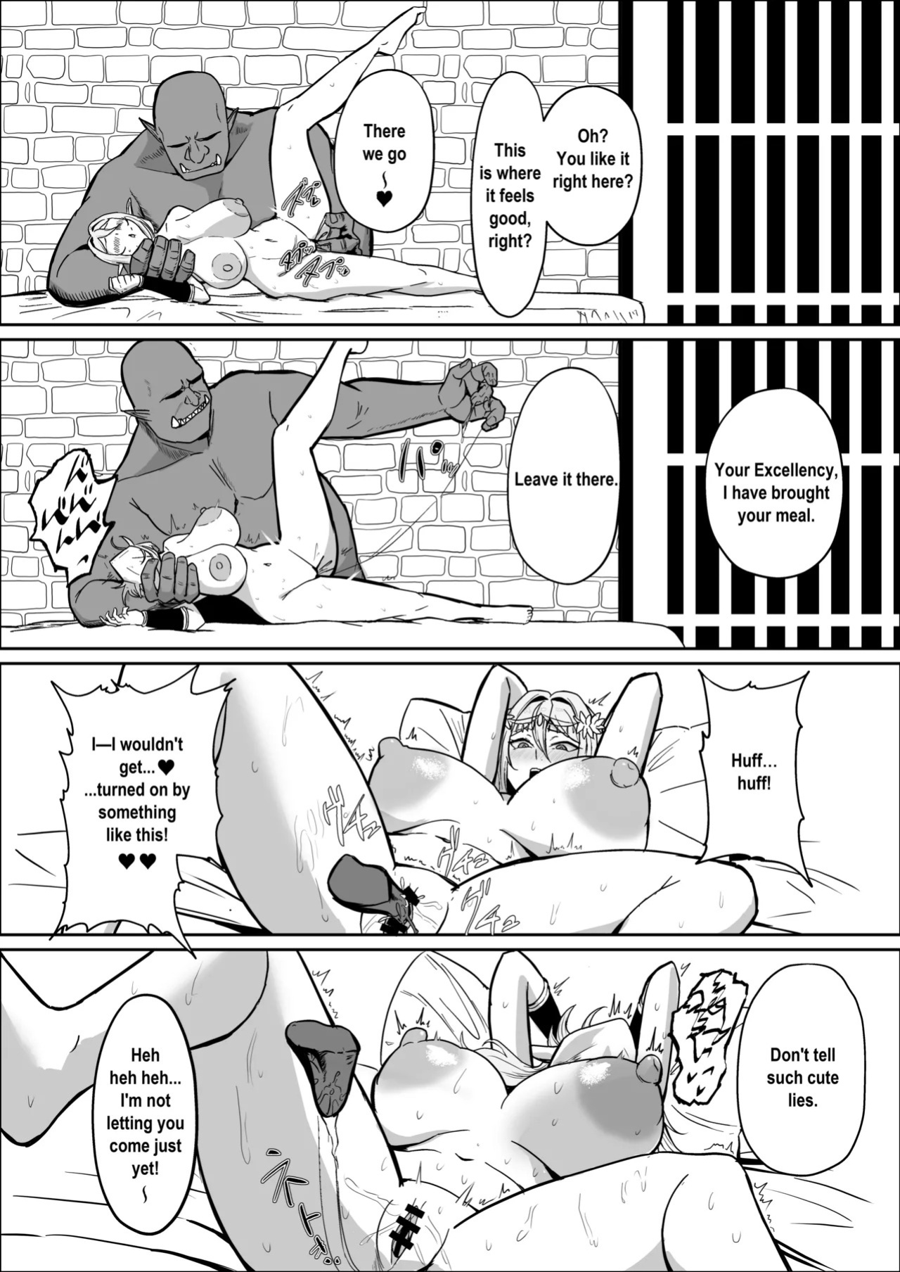 [Mainichi Angel] Torawareta Elf Touzen Seidorei no Kei [English]