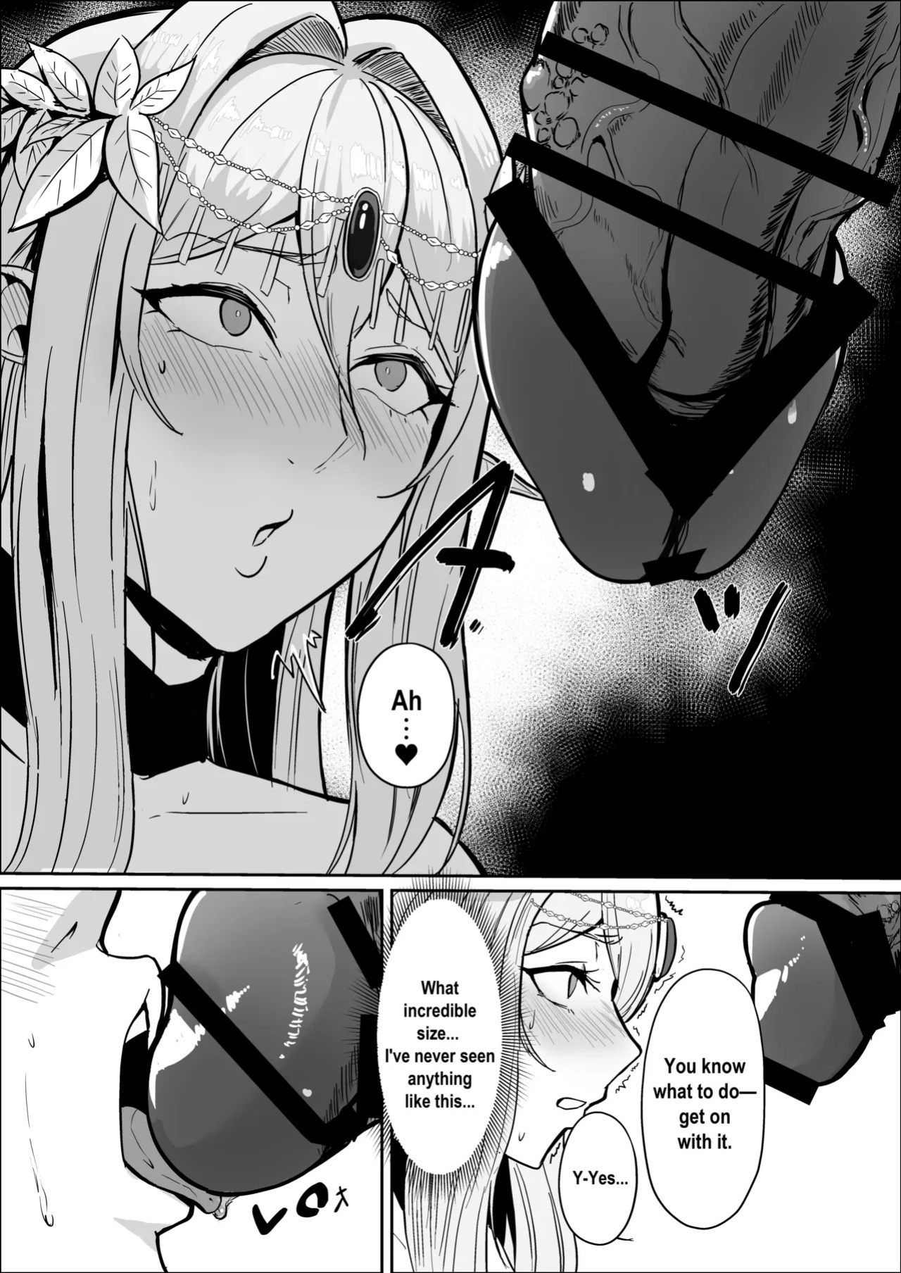 [Mainichi Angel] Torawareta Elf Touzen Seidorei no Kei [English]