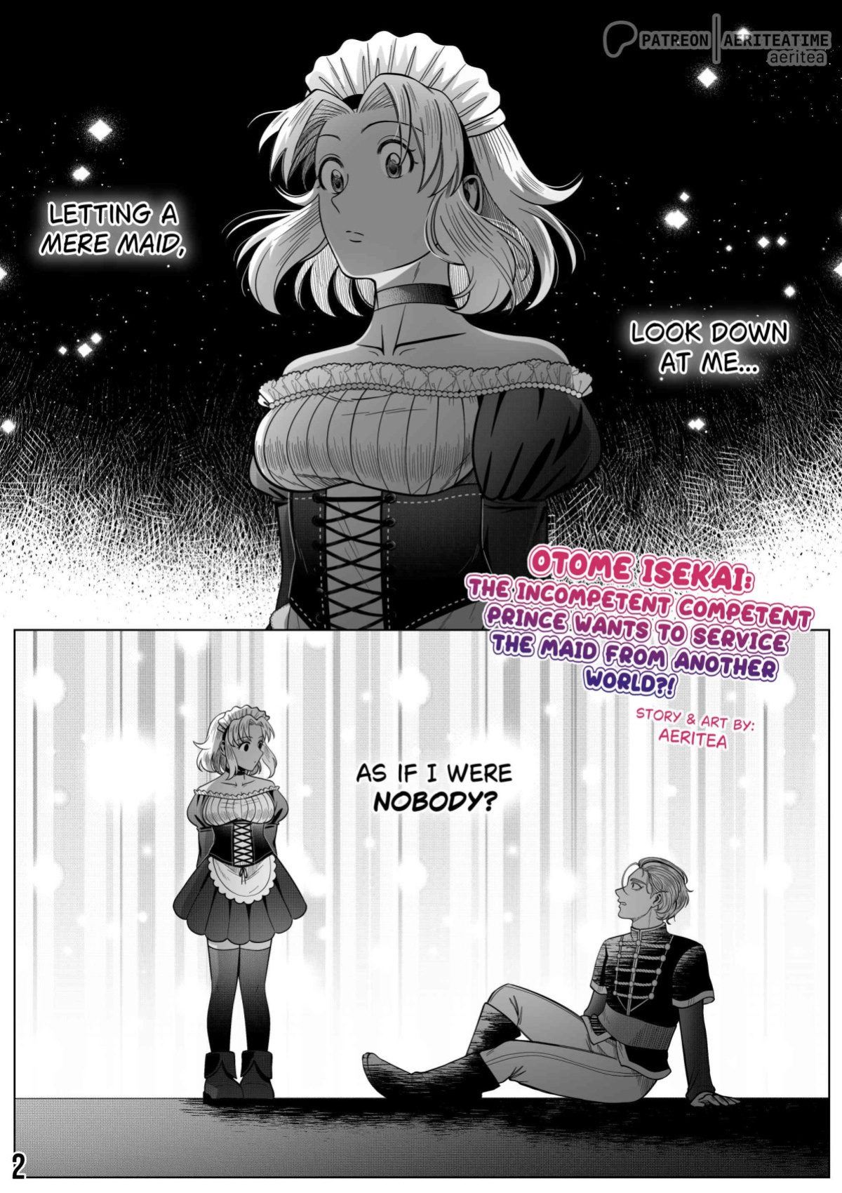 [aeritea] Otome Isekai: The Incompetent Competent Prince Wants to Service the Maid From Another World?!