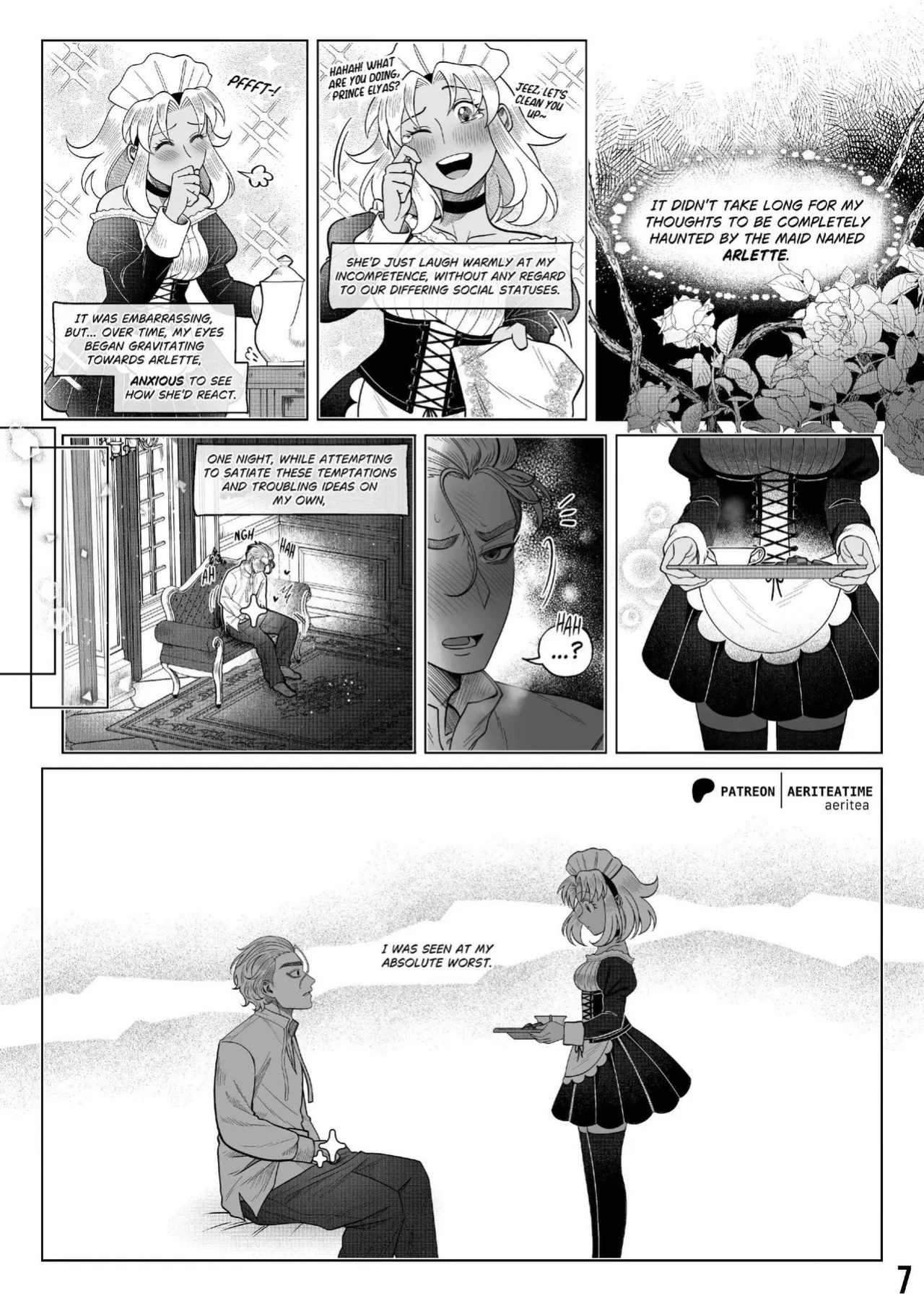 [aeritea] Otome Isekai: The Incompetent Competent Prince Wants to Service the Maid From Another World?!
