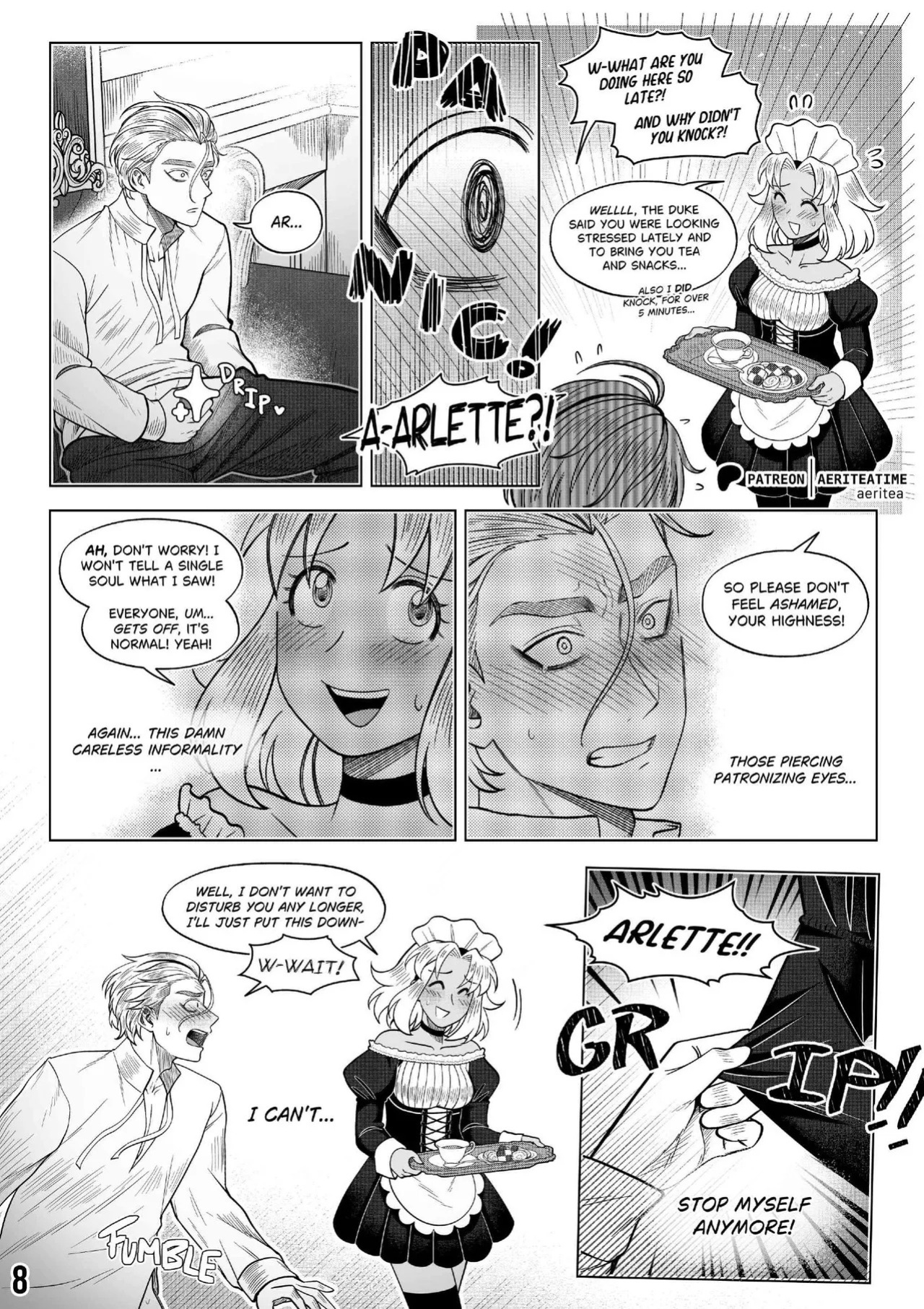 [aeritea] Otome Isekai: The Incompetent Competent Prince Wants to Service the Maid From Another World?!