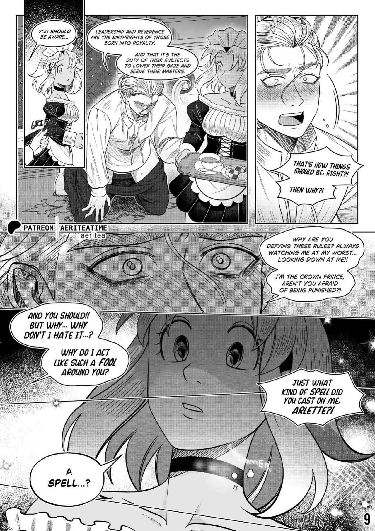 [aeritea] Otome Isekai: The Incompetent Competent Prince Wants to Service the Maid From Another World?!