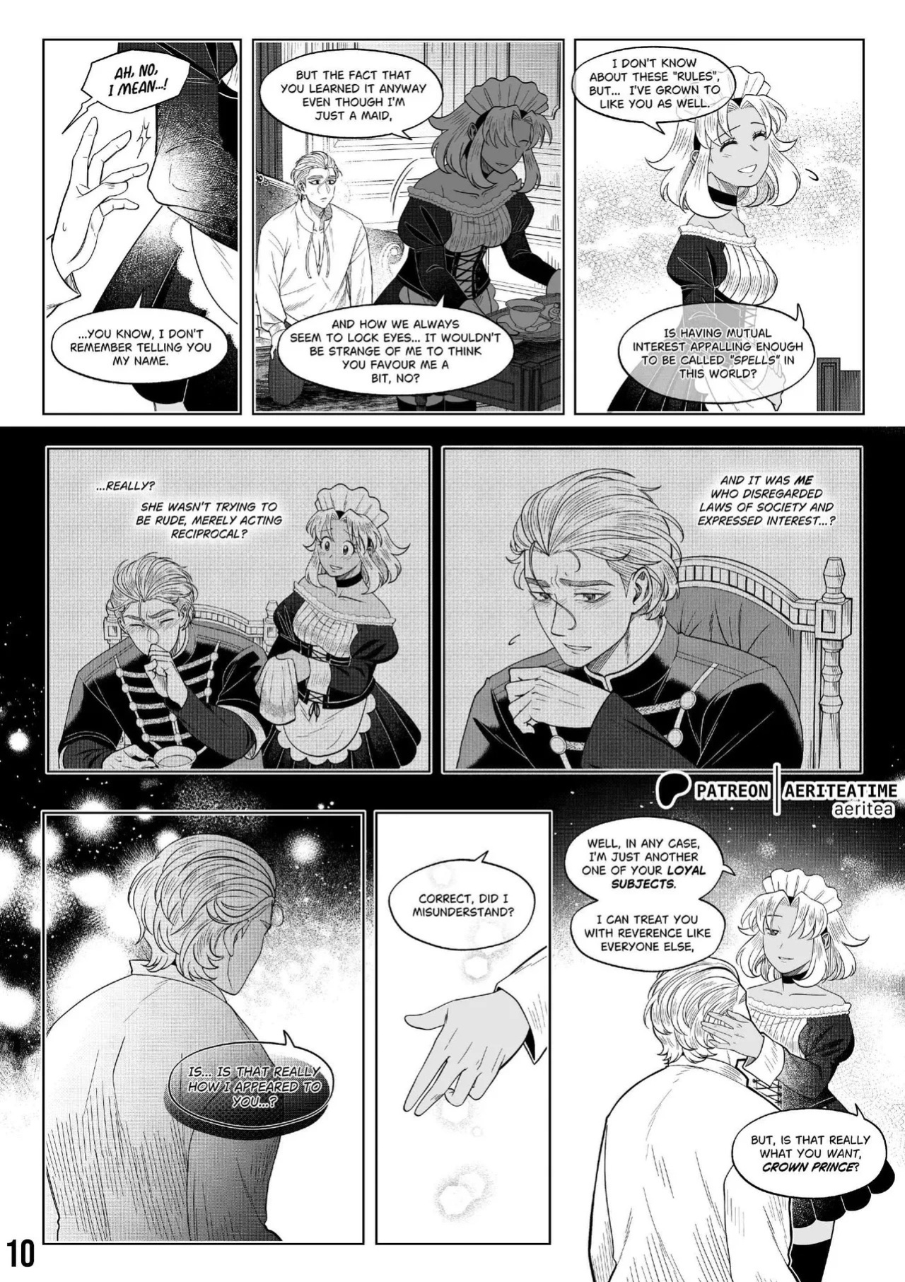 [aeritea] Otome Isekai: The Incompetent Competent Prince Wants to Service the Maid From Another World?!