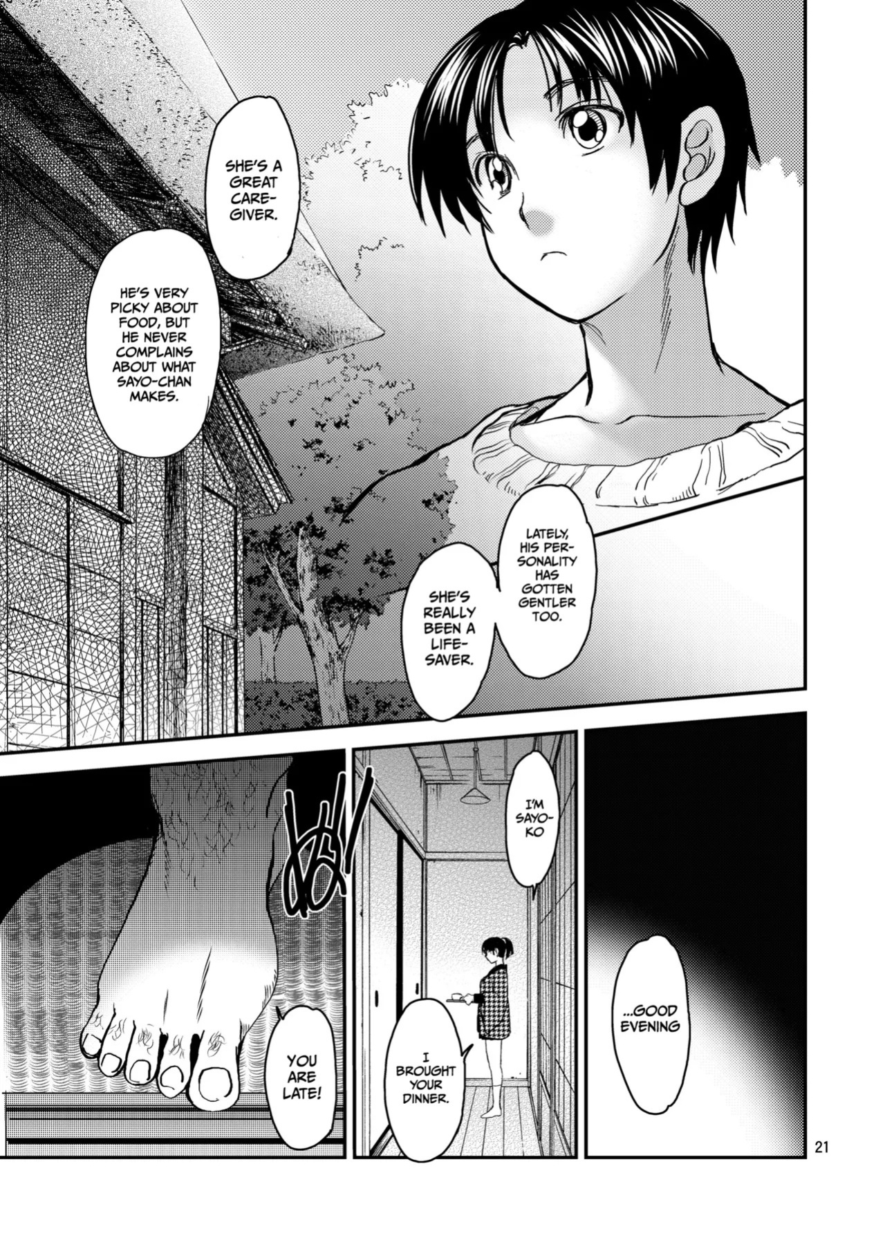 [Toko-ya (HEIZO, Kitoen)] Sayoko’s Dining Table ~The Childhood Friend I Reunited with had Become My Grandfather’s XX~ [English] [Gagak_Ireng] [Digital] (rewrite)