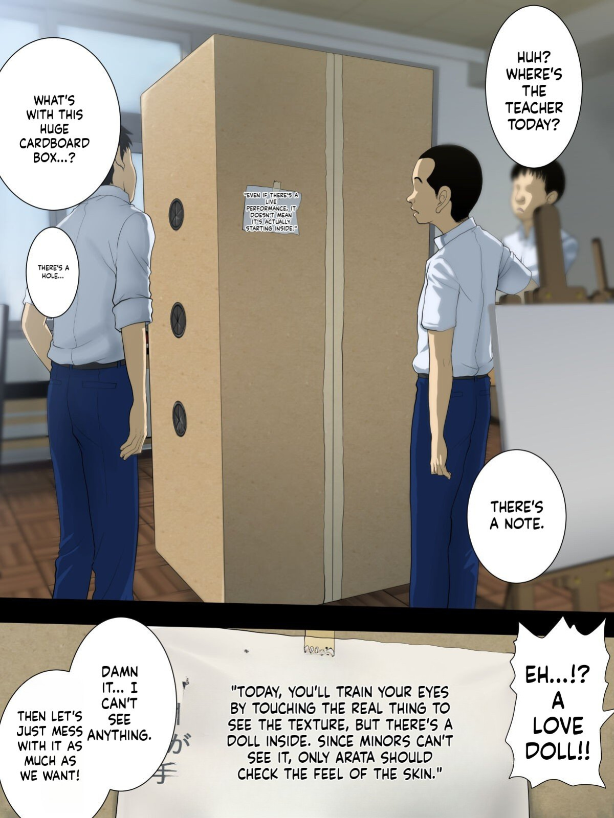[Studio TAGATA (よんたろう)] Motoyan Bijutsu Kyoushi no Tokushu Seiheki | The unusual sexual fetishes of a former delinquent turned art teacher [part 1] (MTL)