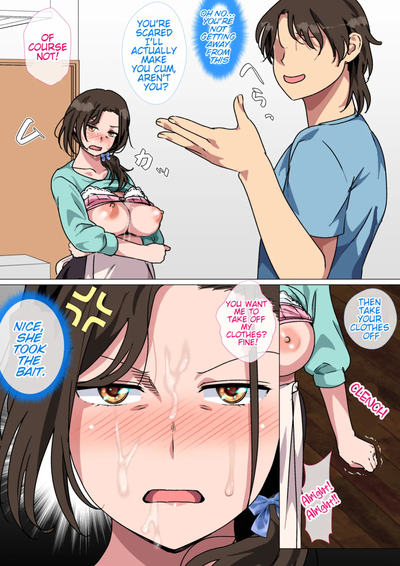[Circle Spice] Haha ga Ecchi na Chouhatsu Shite Kita node Gaman Dekizu ni Hangeki Shimashita. | My mom started teasing me in a sexy way, so I couldn't help but fight back. [English] [WaterKujo]