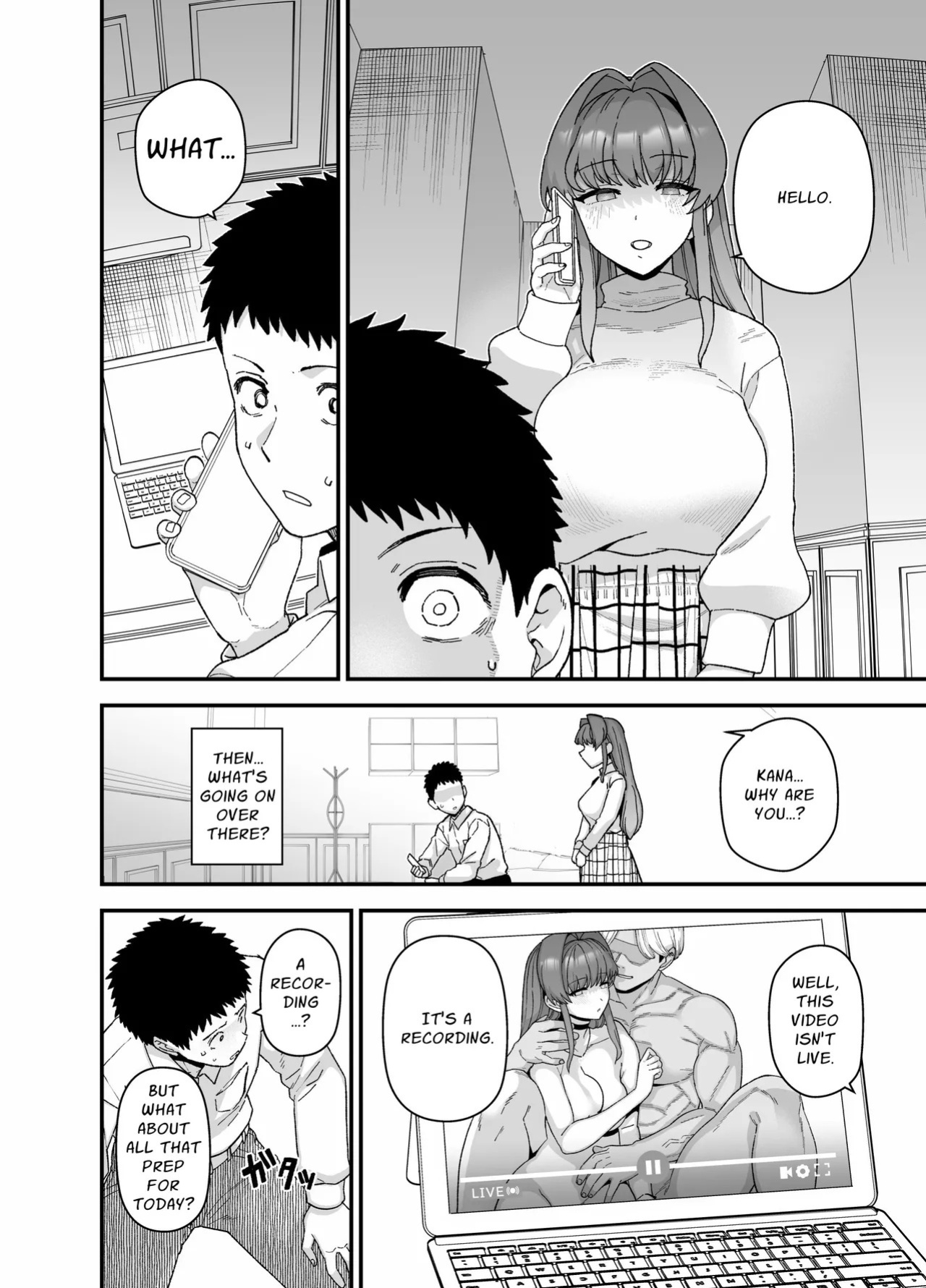[Mochinchi (Mo)] Netorase Trial Boku no Tame ni Neru Kanojo | Cuckold Trial: My girlfriend cheats on me for my sake [English] [Guesswork] [Decensored] [Digital]