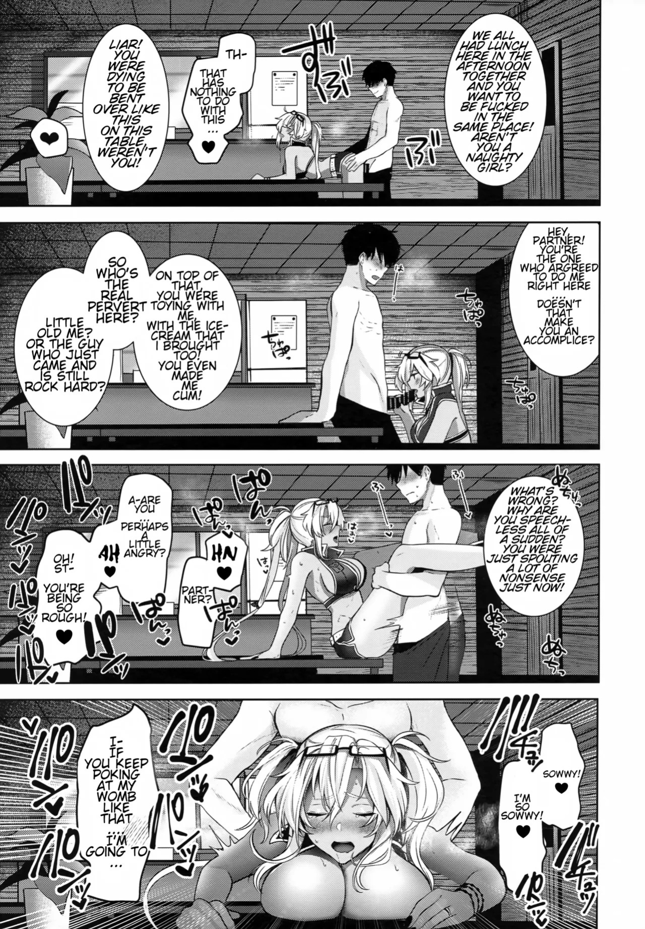 (C99) [Marosaan (Yunamaro)] Musashi-san no Yoru Jijou Yoi no Umi to Himegoto Hen | Musashi-san's Night Time Proclivities: The Secret of The Twilight Sea (Kantai Collection -KanColle-) [English] [CT Scans]