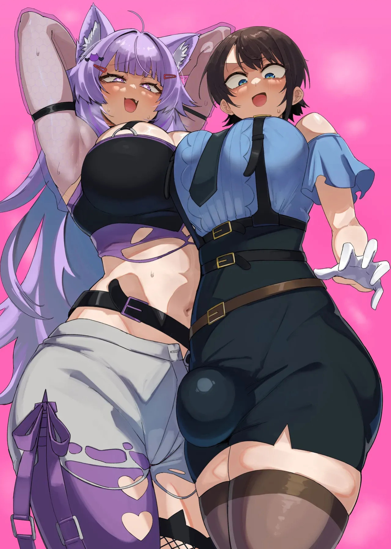 [UU-ZONE (NUEZOU)] SOFS (Oozora Subaru, Nekomata Okayu) [Digital] [English] [Aishi21] [Decensored]