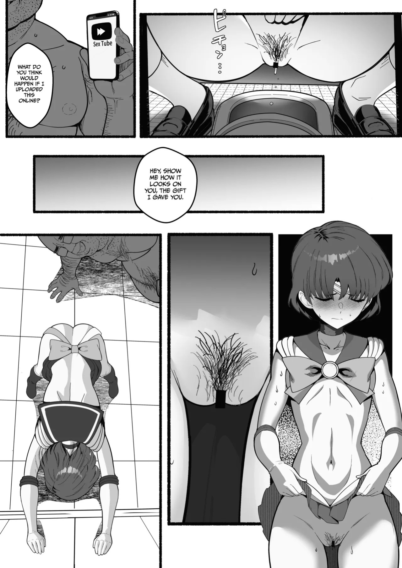 [Ahugan Sugita] A doujinshi where Ami-chan goes through a terrible experience (Sailor Moon) [English] [Gagak_Ireng] [Digital]