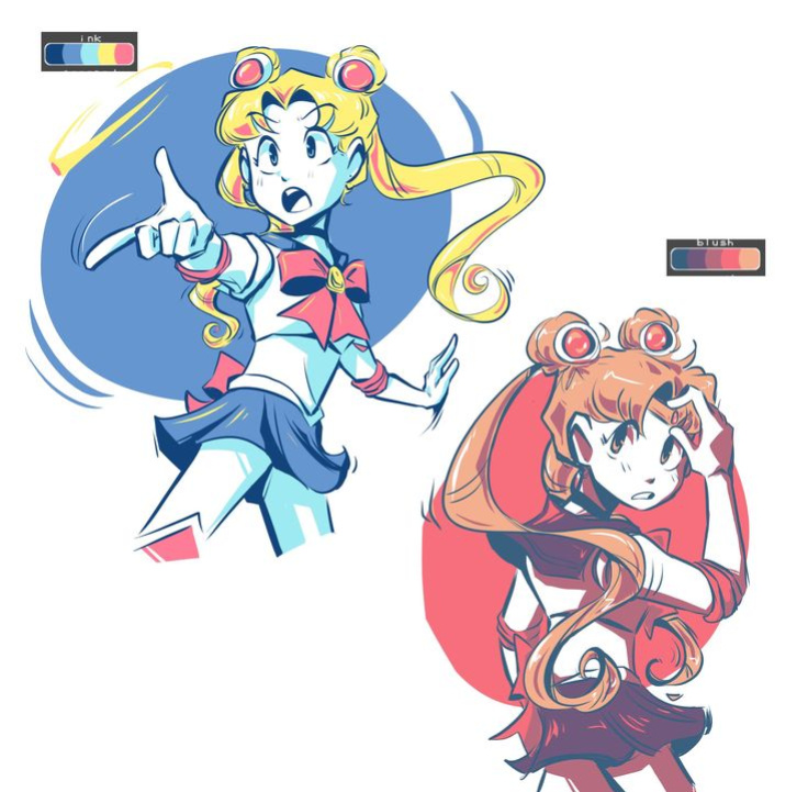 Sailor moon art compilation