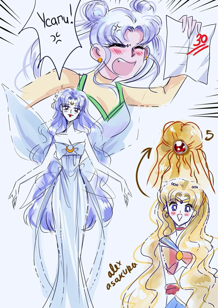 Sailor moon art compilation