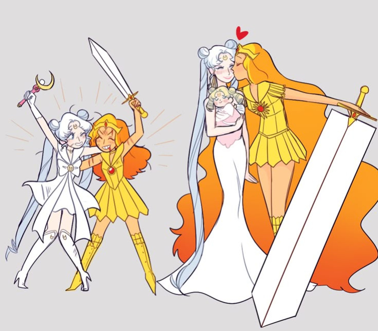 Sailor moon art compilation
