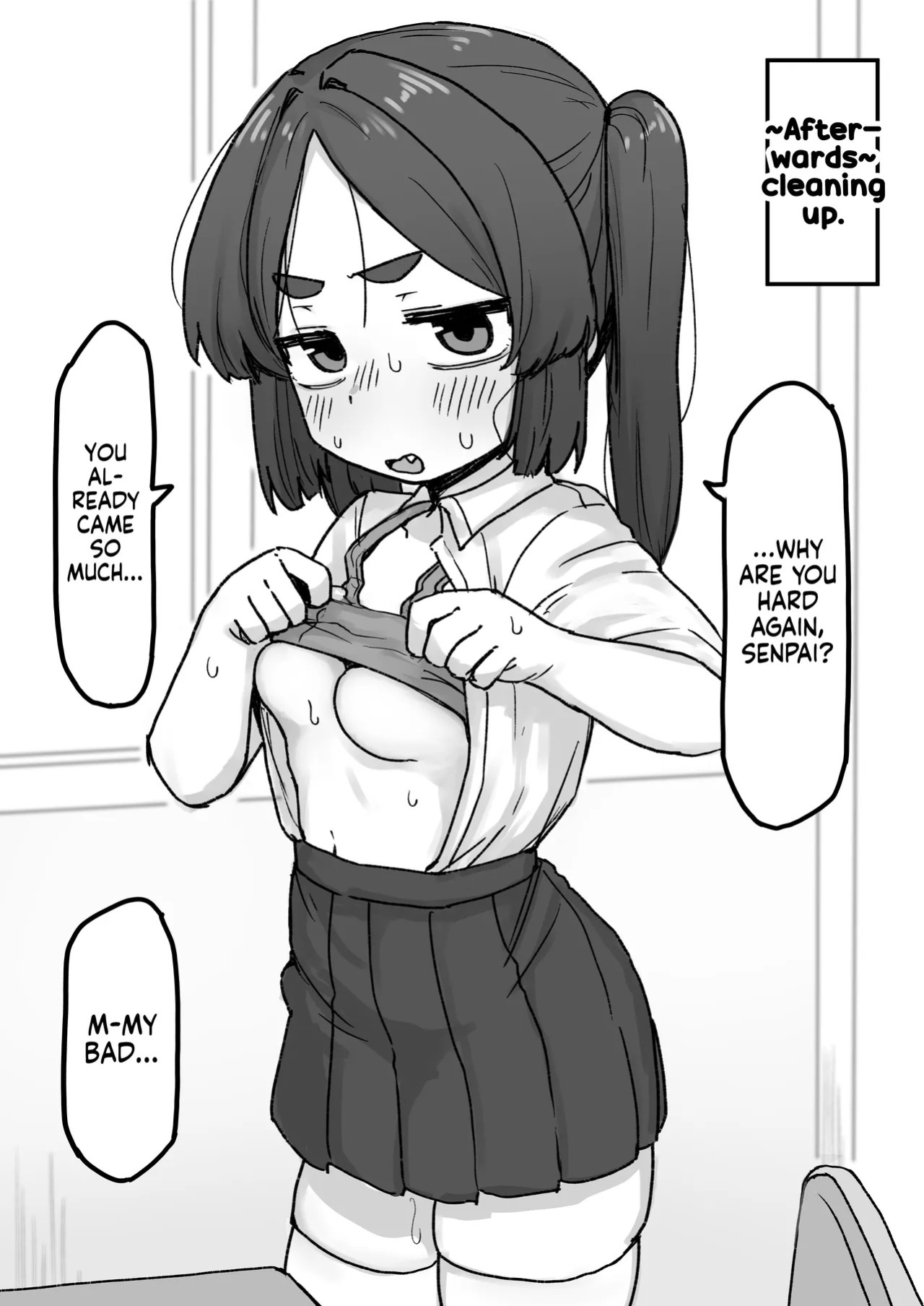 [Dobepopon] ○Shori Gakari-chan | Sexual Relief-chan [English] [NudeSalad] [Ongoing]