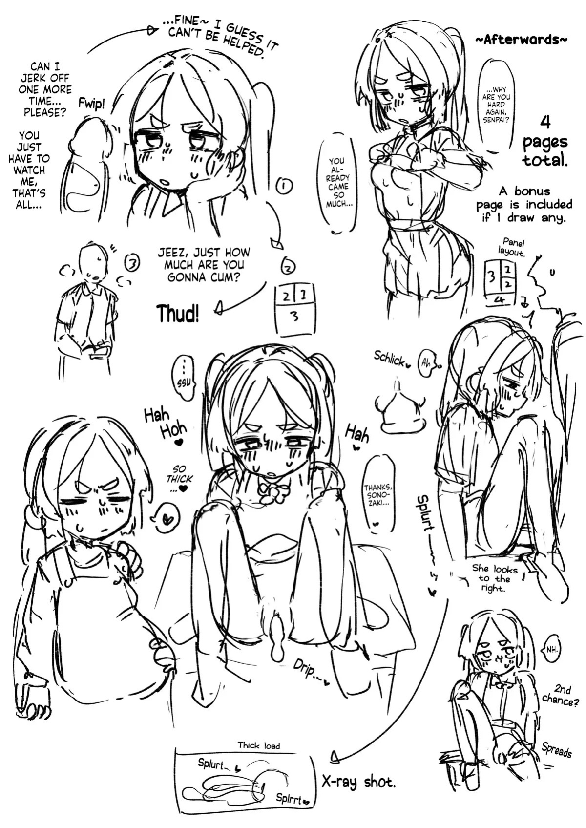 [Dobepopon] ○Shori Gakari-chan | Sexual Relief-chan [English] [NudeSalad] [Ongoing]
