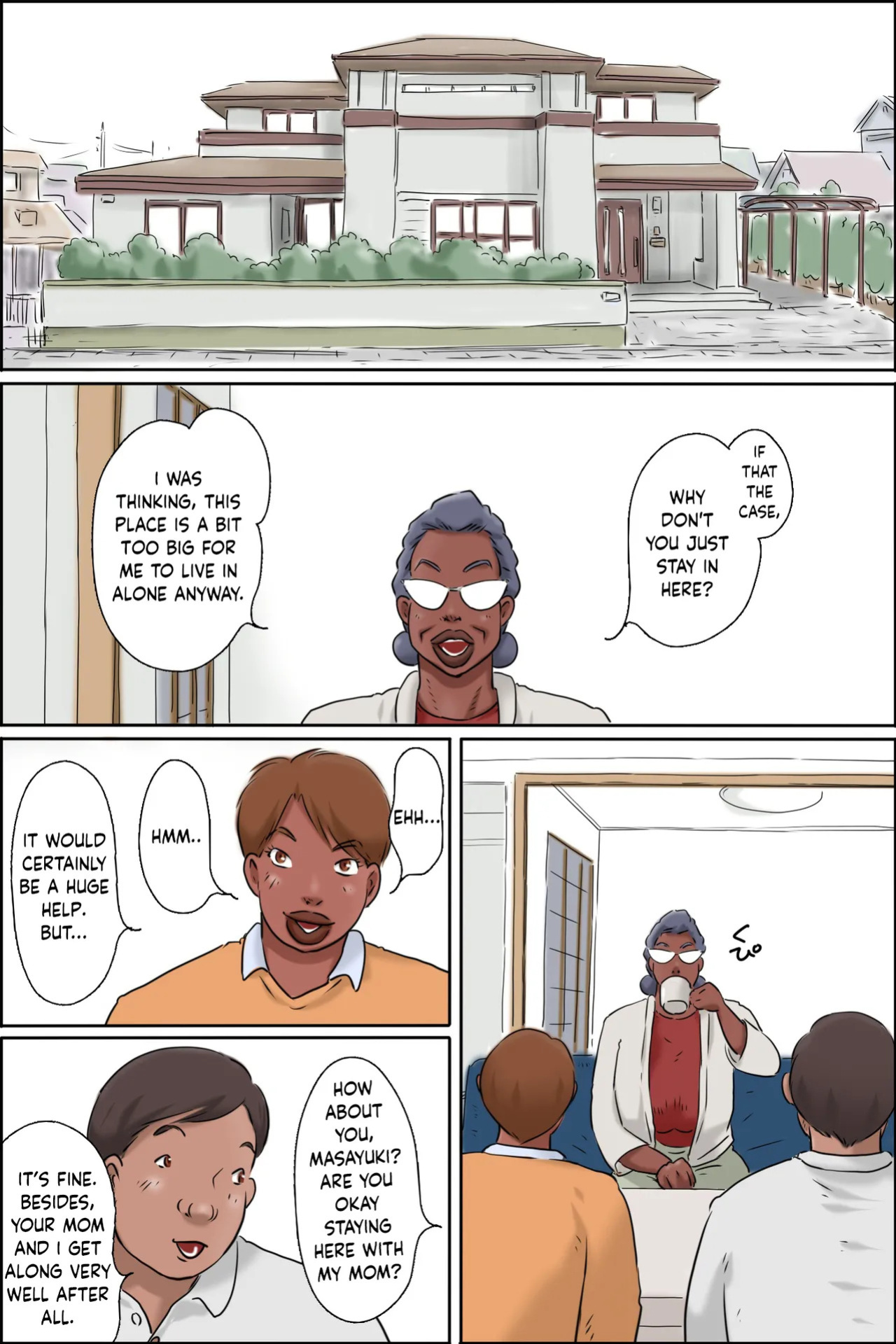 [Zenmai Kourogi] Nureru Gibo no Iru Seikatsu [Living Together WIth My Mother In Law] [English]