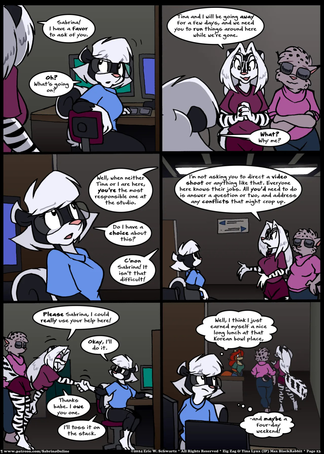 [Eric W. Schwartz] Sabrina Online - Stripes and Links
