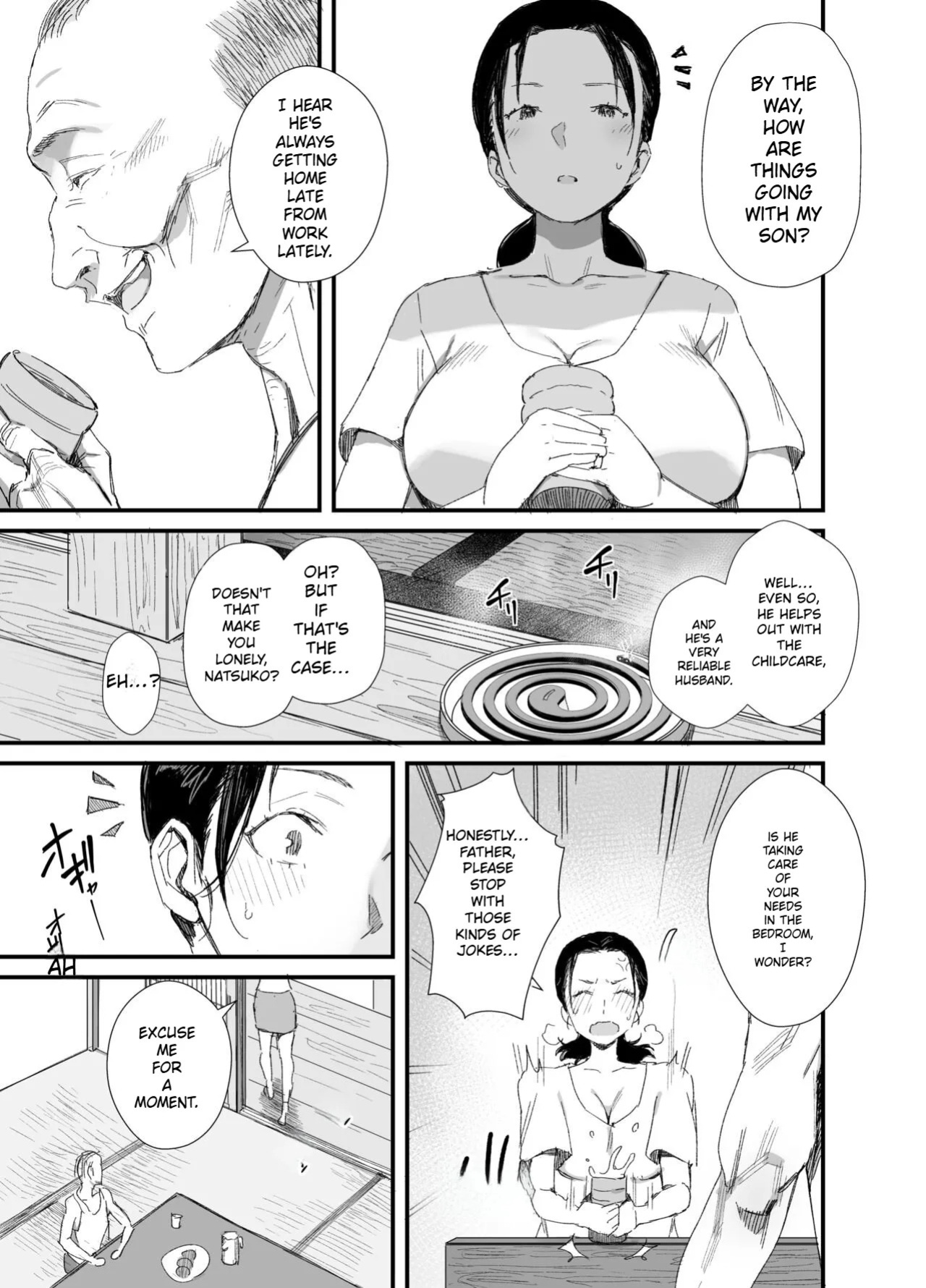 [Onodera] A Perverted Father-in-Law Living in the Countryside and His Daughter-in-Law Raising Children