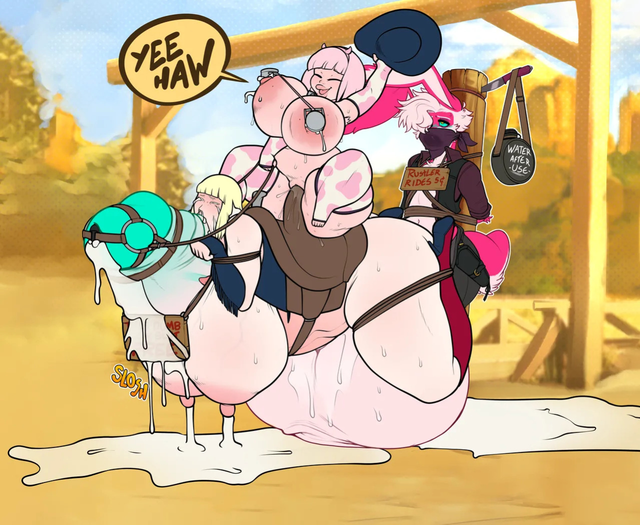 Riding Pink (FonkiMonki x PinkPaloopa)