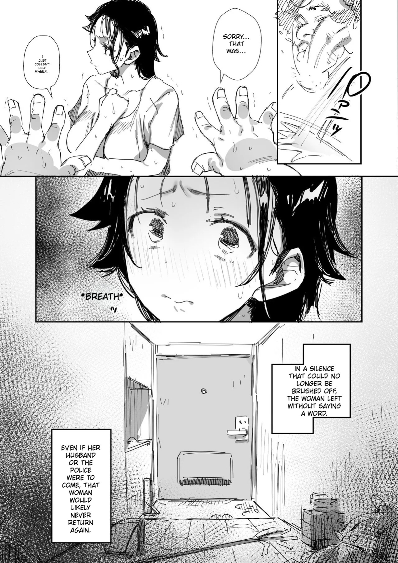 [Onodera] A Kind-Hearted, Foolish, Big-Breasted Housewife Is Seduced By Her Neighbor, A Man With A Trashy Apartment