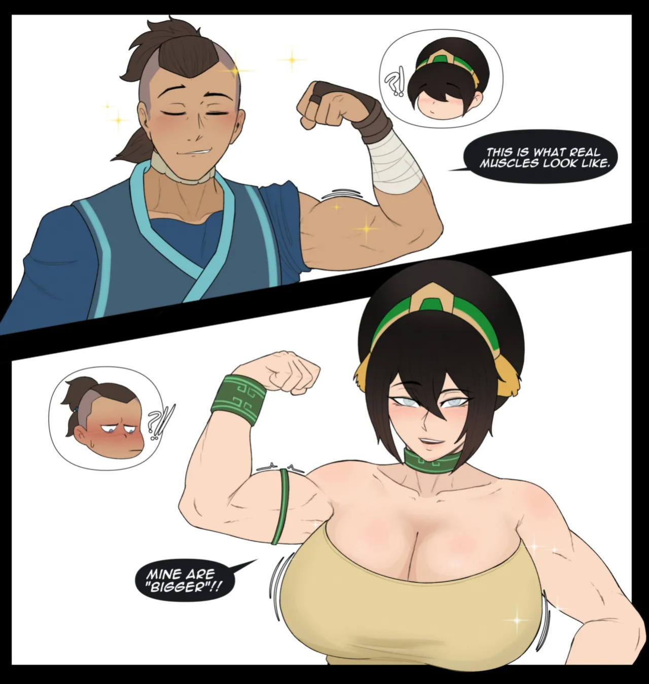 [Escriba] Sokka x Toph (Avatar: The Last Airbender)