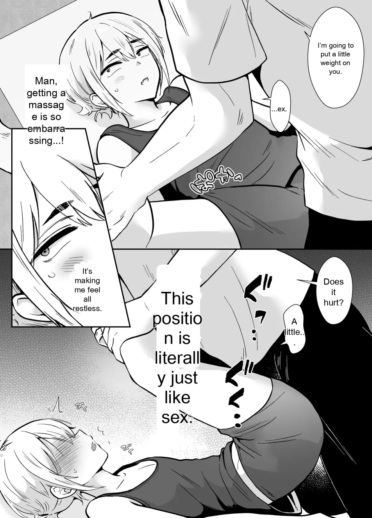 He's being held by her father
