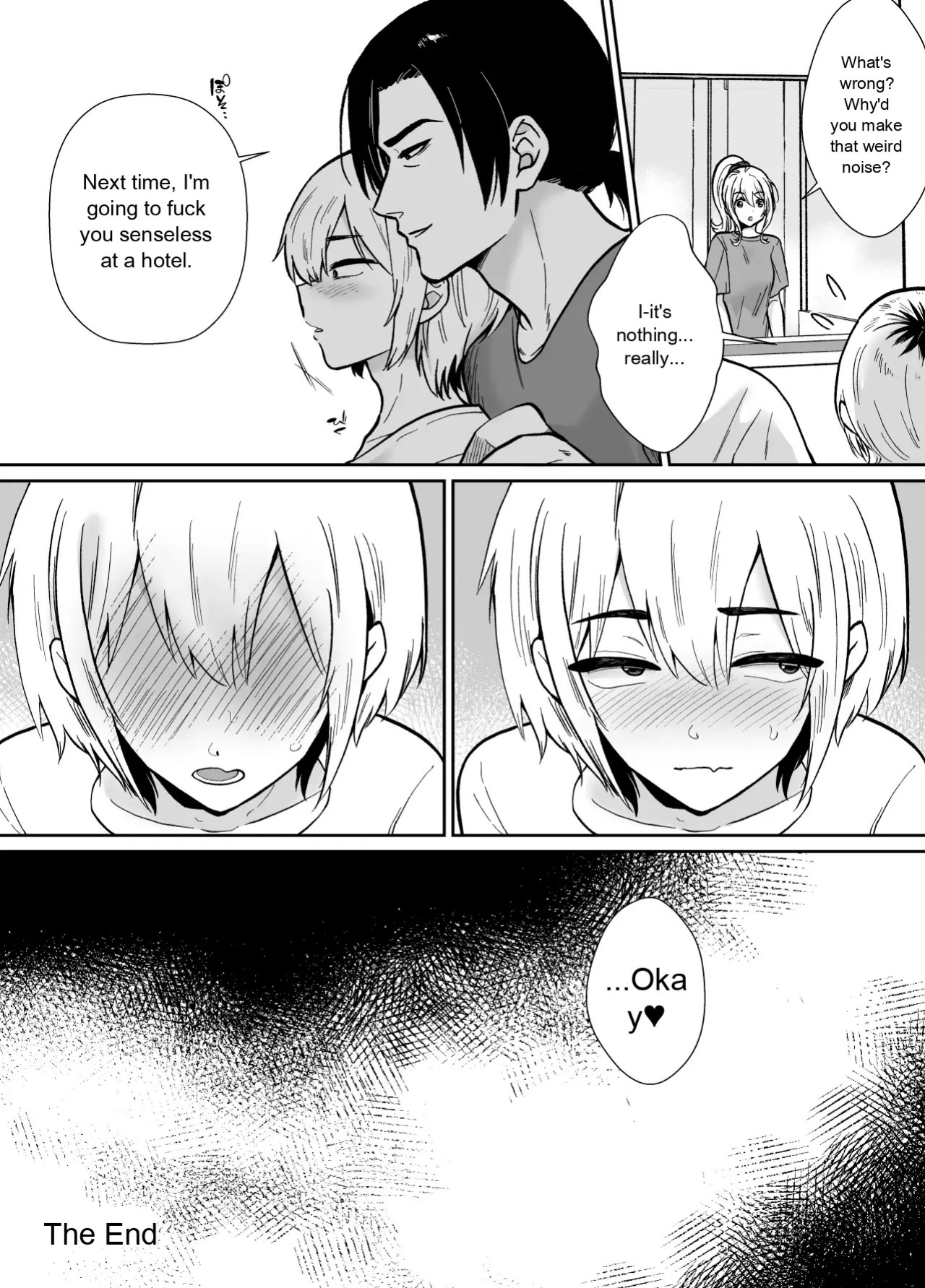 He's being held by her father