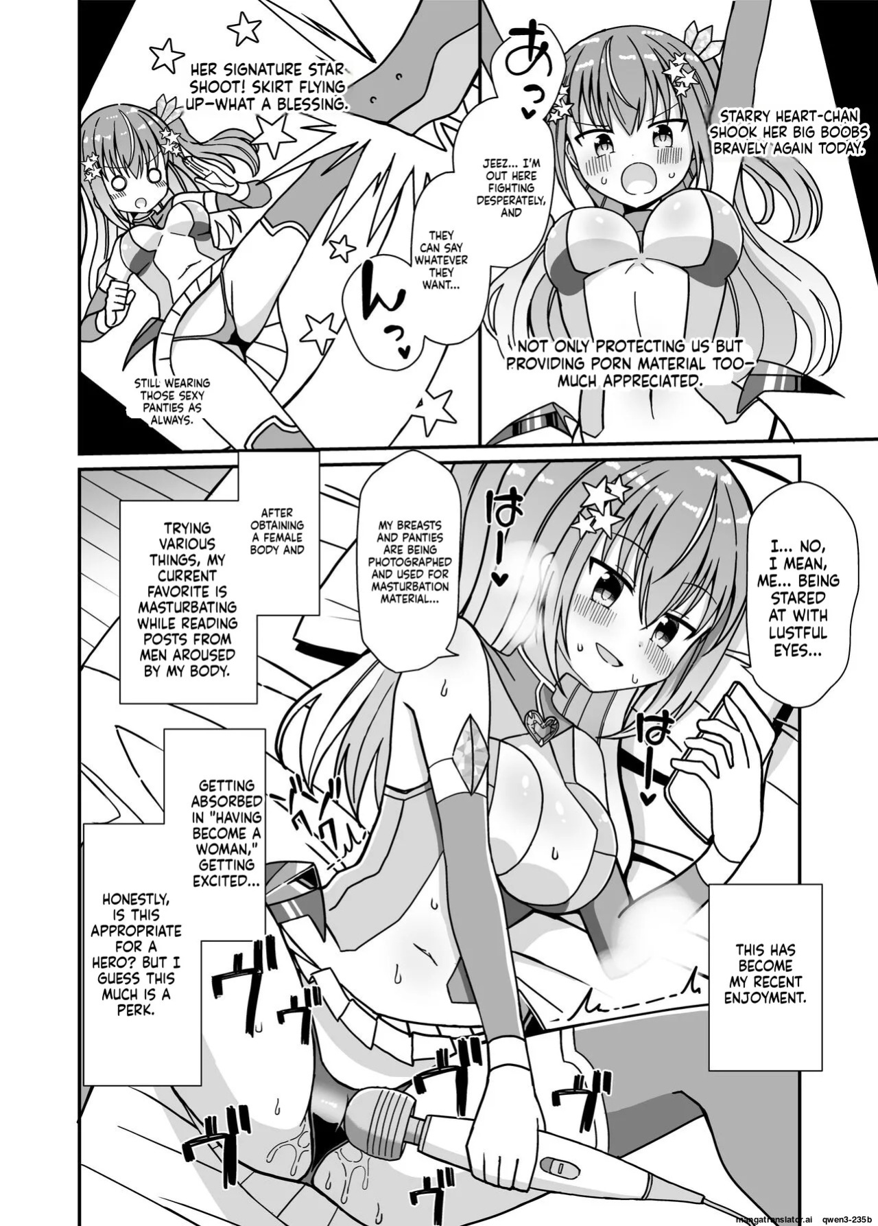[Keep-Out] Nyotaika Shite Henshin Heroine ni Natta kedo Kinketsu na no de Karada wo Uttara Mesu ni Sareta [English] [SCANMTL]
