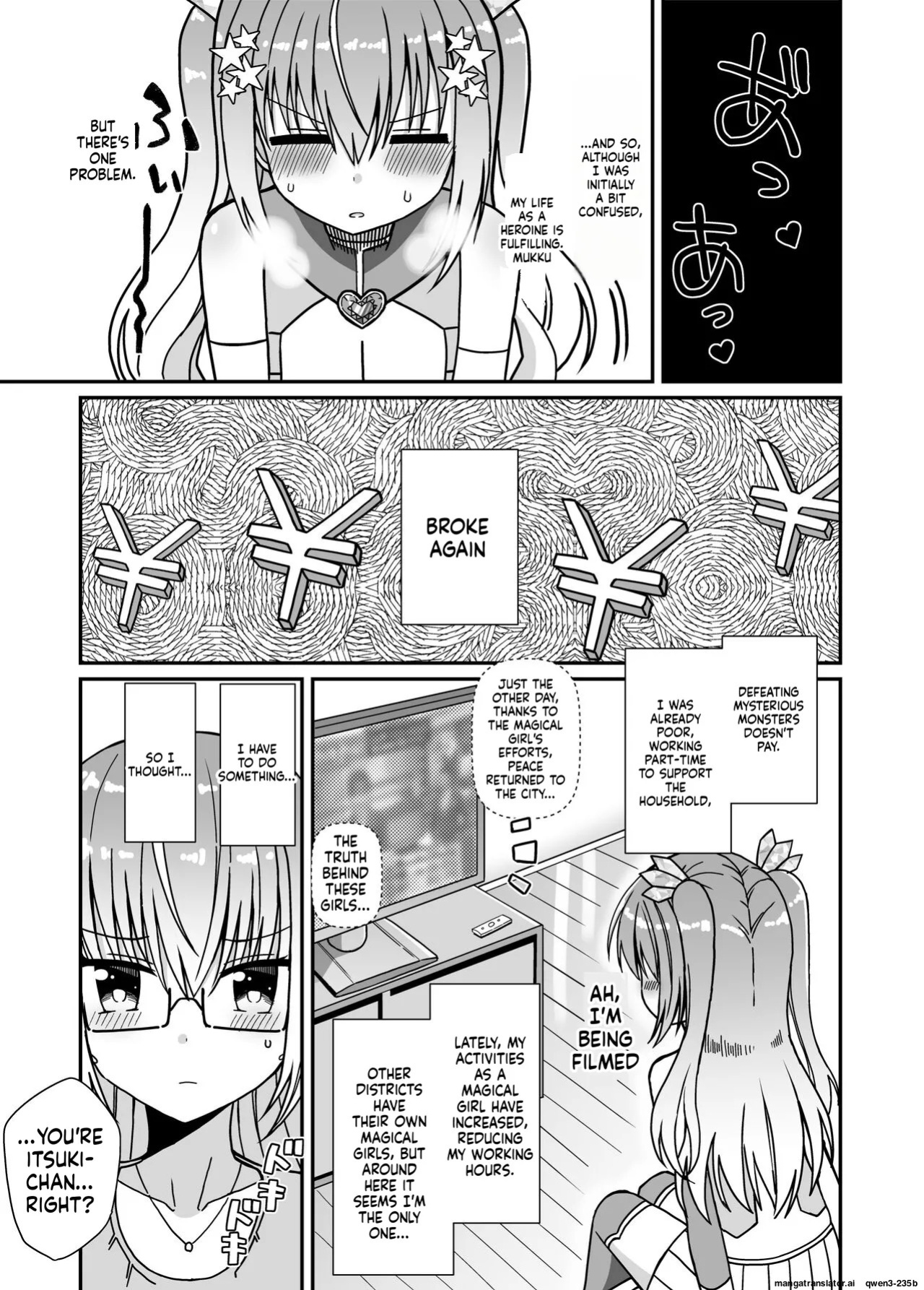 [Keep-Out] Nyotaika Shite Henshin Heroine ni Natta kedo Kinketsu na no de Karada wo Uttara Mesu ni Sareta [English] [SCANMTL]