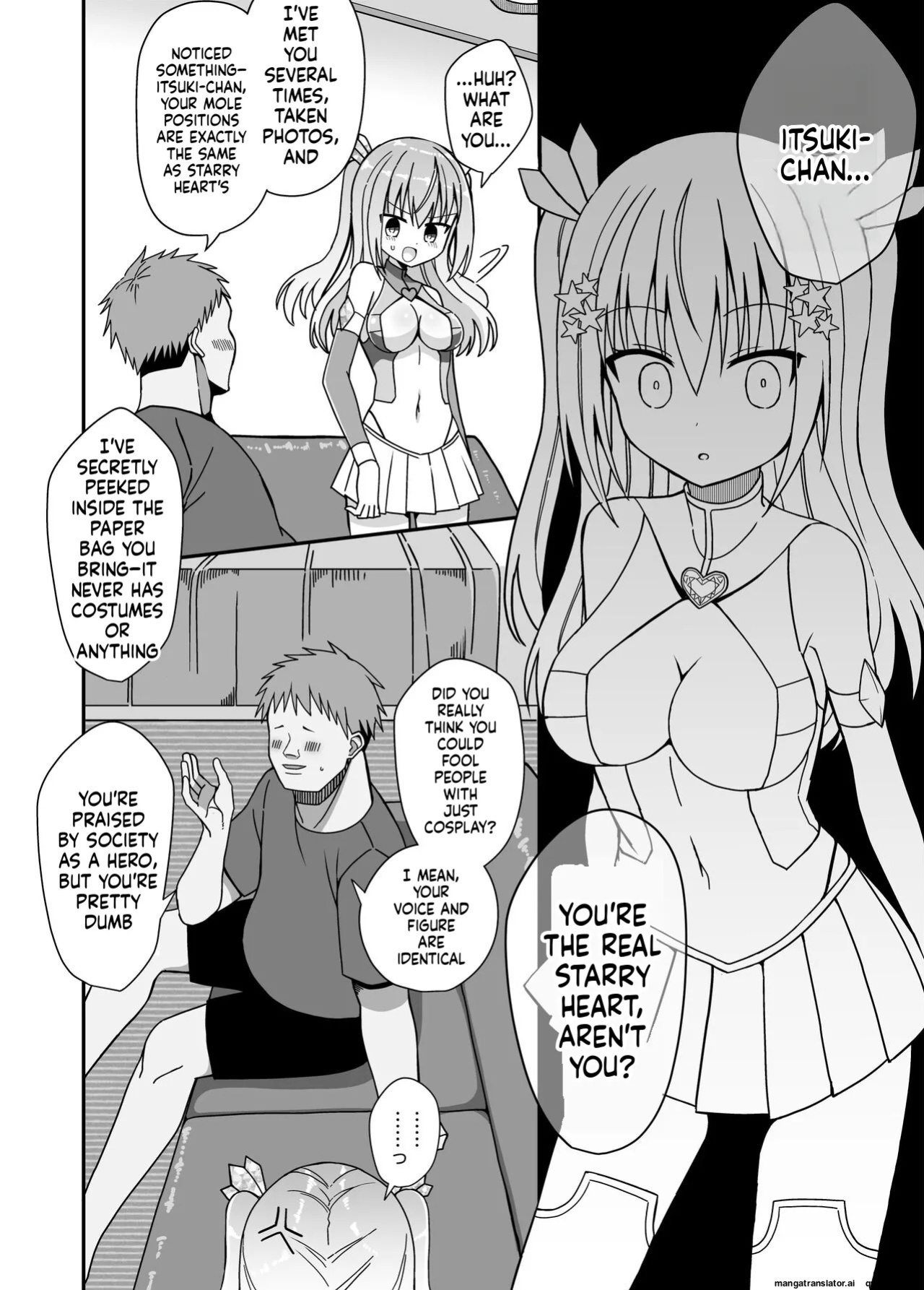 [Keep-Out] Nyotaika Shite Henshin Heroine ni Natta kedo Kinketsu na no de Karada wo Uttara Mesu ni Sareta [English] [SCANMTL]