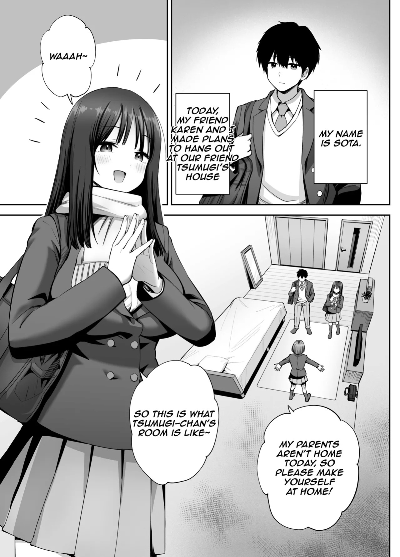 [Honshiro Nikori] Ura Aka Joshi no Jidori Ero Gosoushin | A Girl with a Secret-Account Accidentally Sends a Lewd Selfie [English] [Digital]