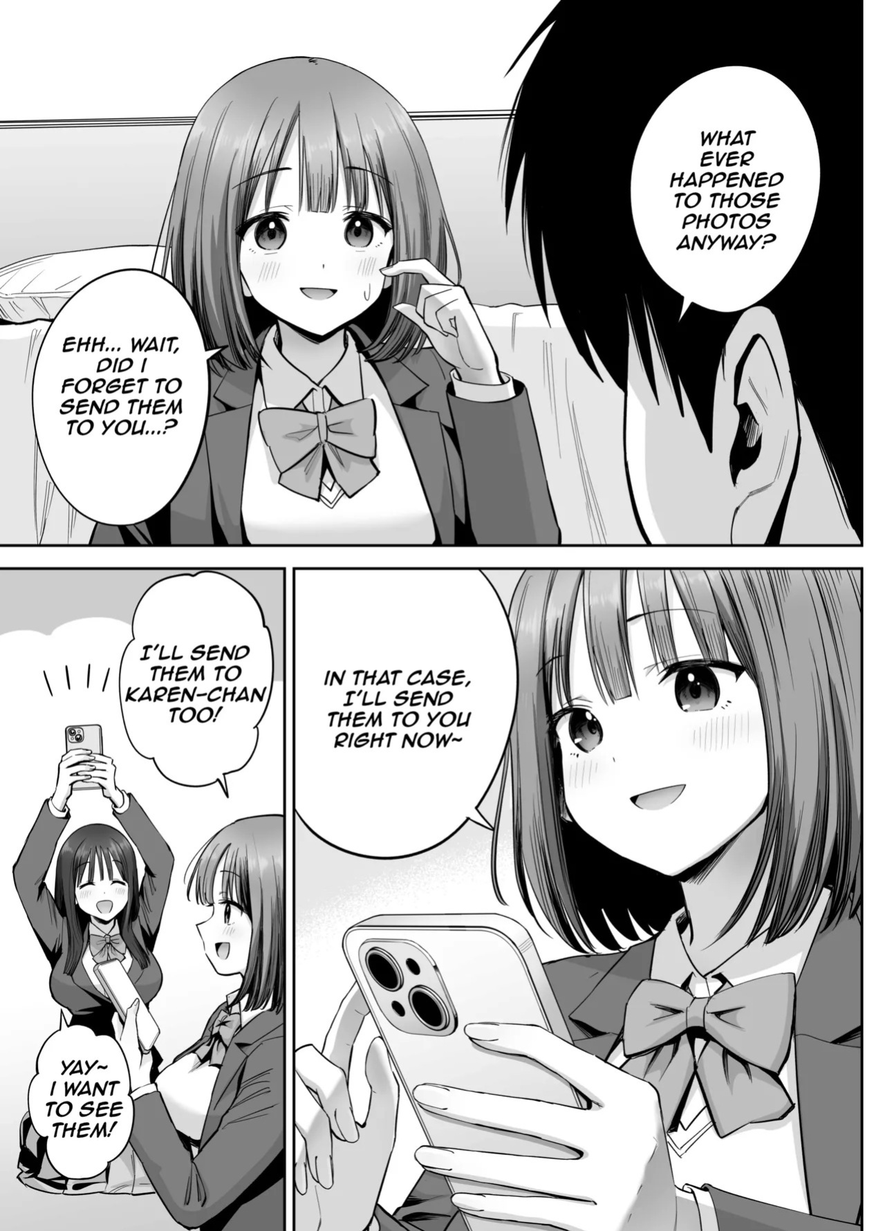[Honshiro Nikori] Ura Aka Joshi no Jidori Ero Gosoushin | A Girl with a Secret-Account Accidentally Sends a Lewd Selfie [English] [Digital]