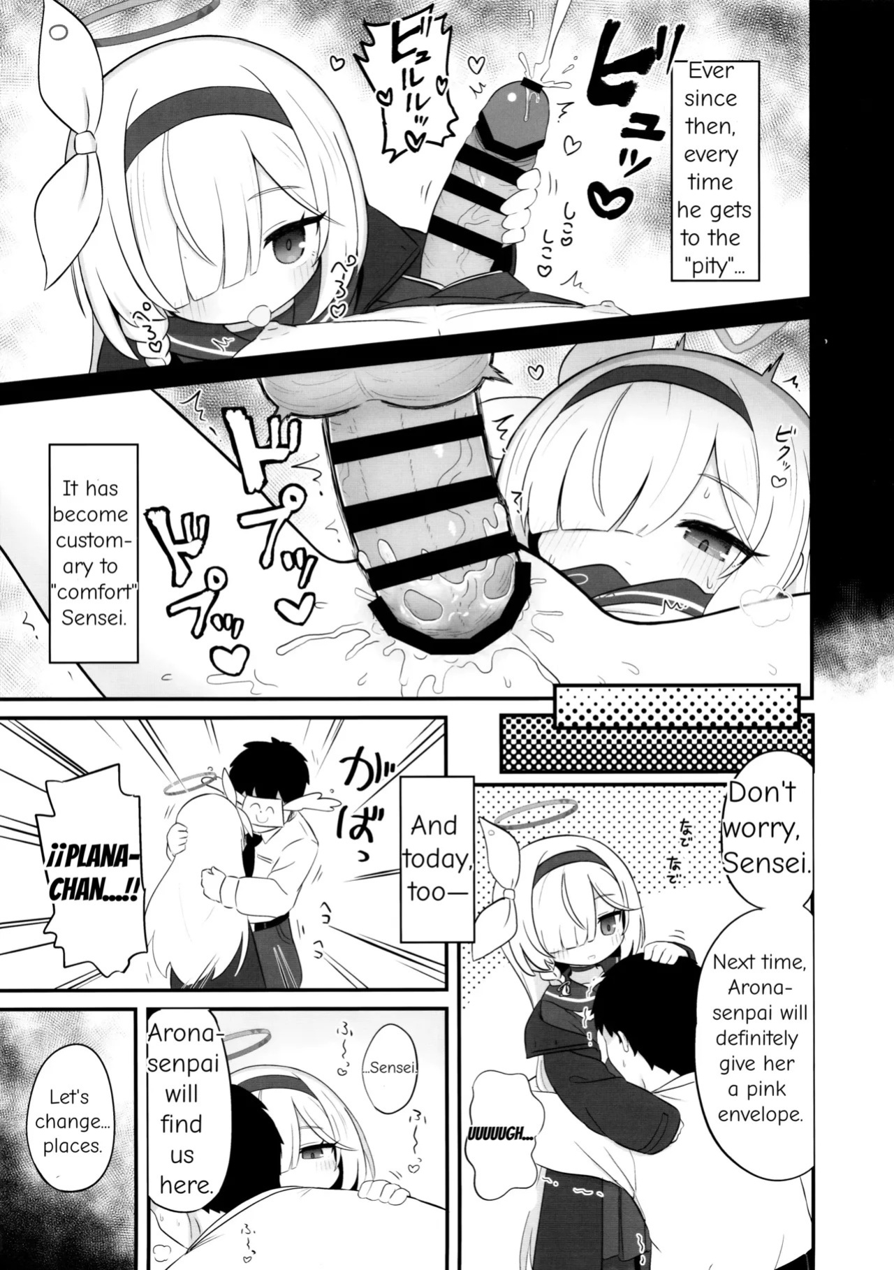 (C105) [Kemomimi-chanya (Naga U)] Gacha de Tenjou Shita no de Plana-chan ni "Nagusamete" Morau Hon (Blue Archive)