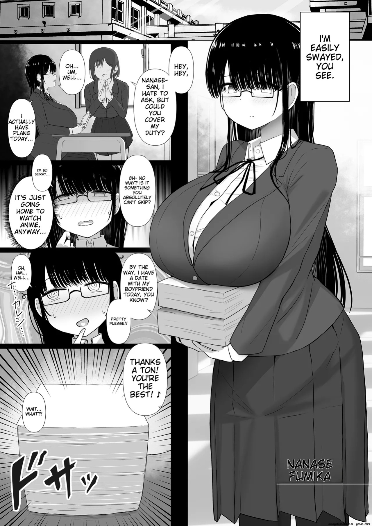 [Pasta Love] A timid, plain-looking woman with big breasts is swept away and falls into the trap of becoming a playboy's sex friend