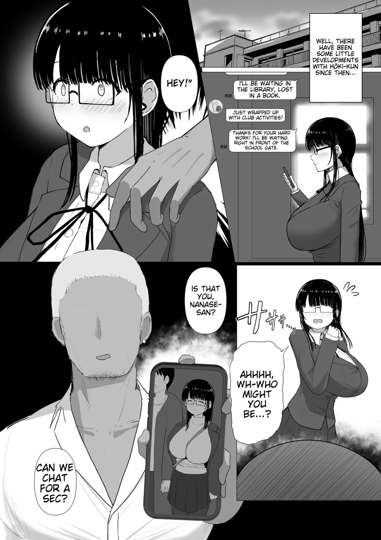 [Pasta Love] A timid, plain-looking woman with big breasts is swept away and falls into the trap of becoming a playboy's sex friend