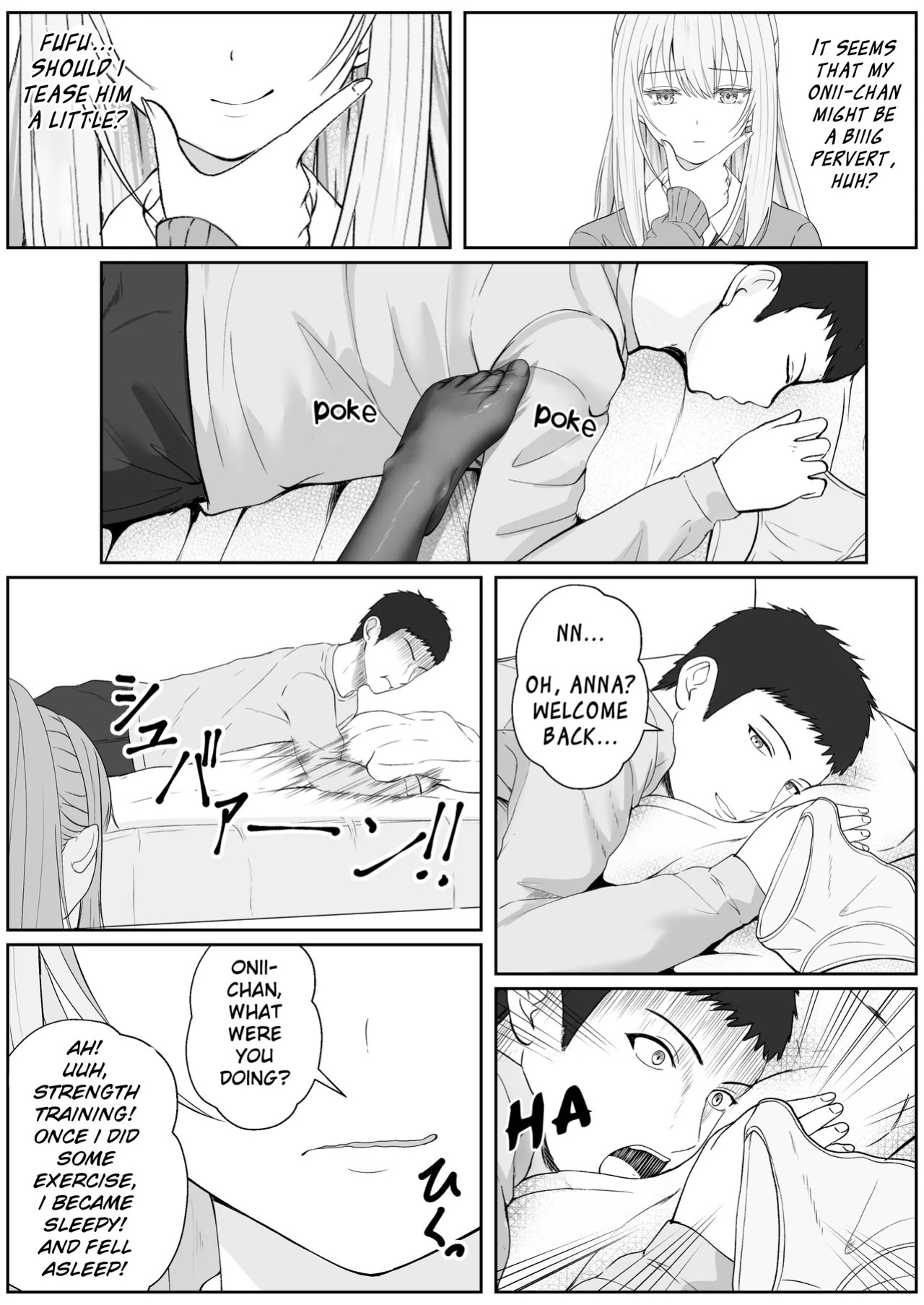 [Sanbalkin] Half Gimai to no Amai Nichijou to Noumitsu Sex 3 [English]